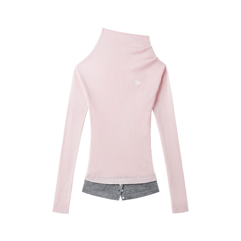 Neva Wool-Blend Knit Crewneck