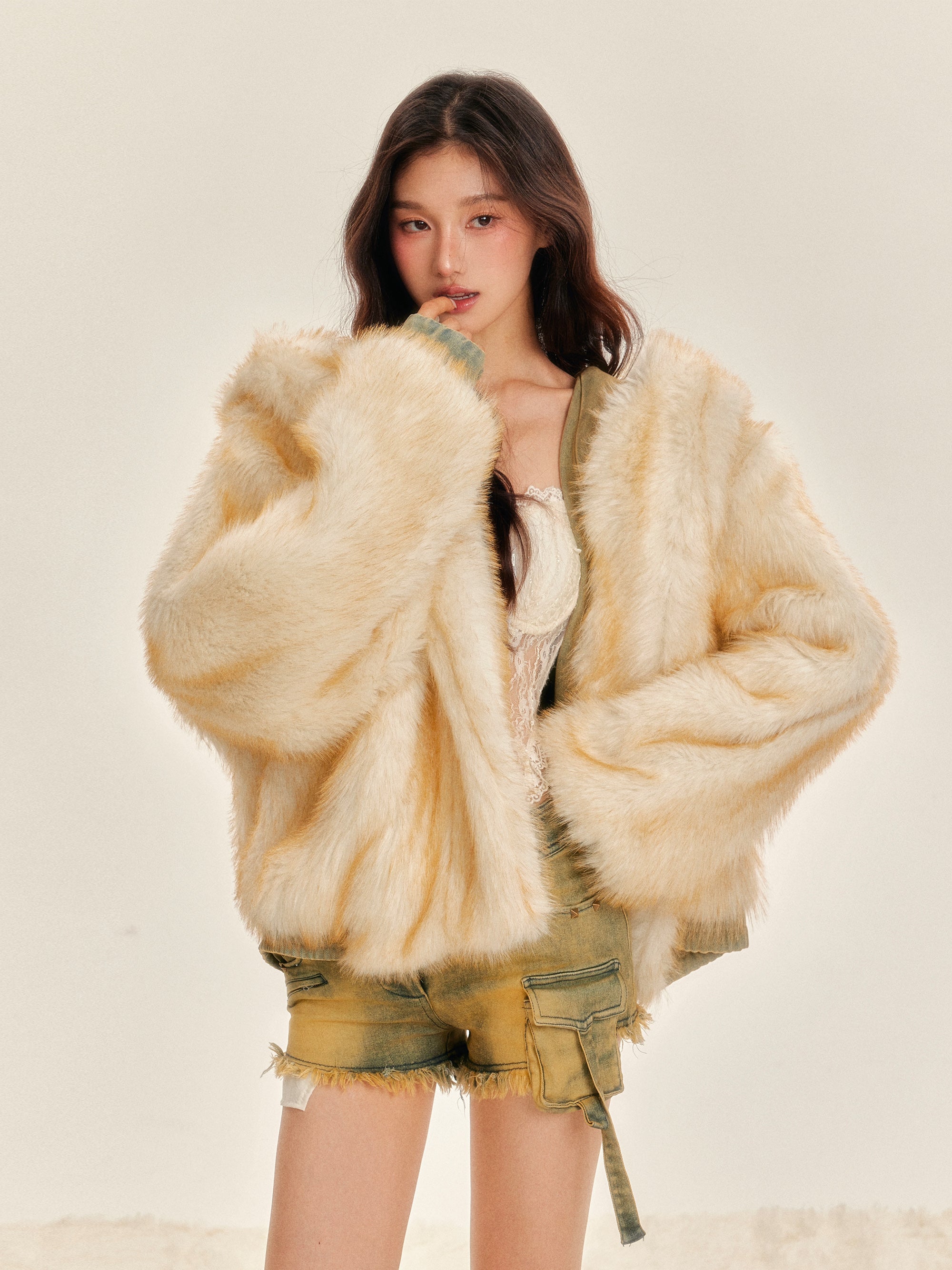 Double-Sided Warm Eco-Friendly Fur Coat