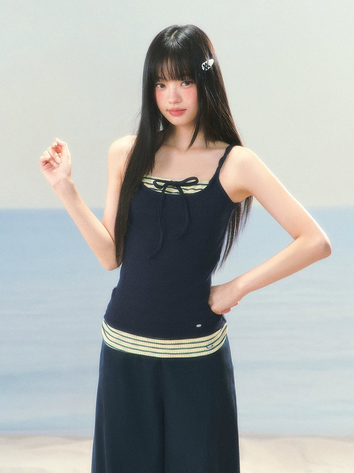 Striped Layered Camisole Top