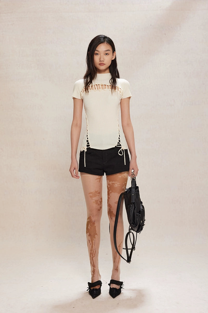 Black Waterproof Two-Way Handbag