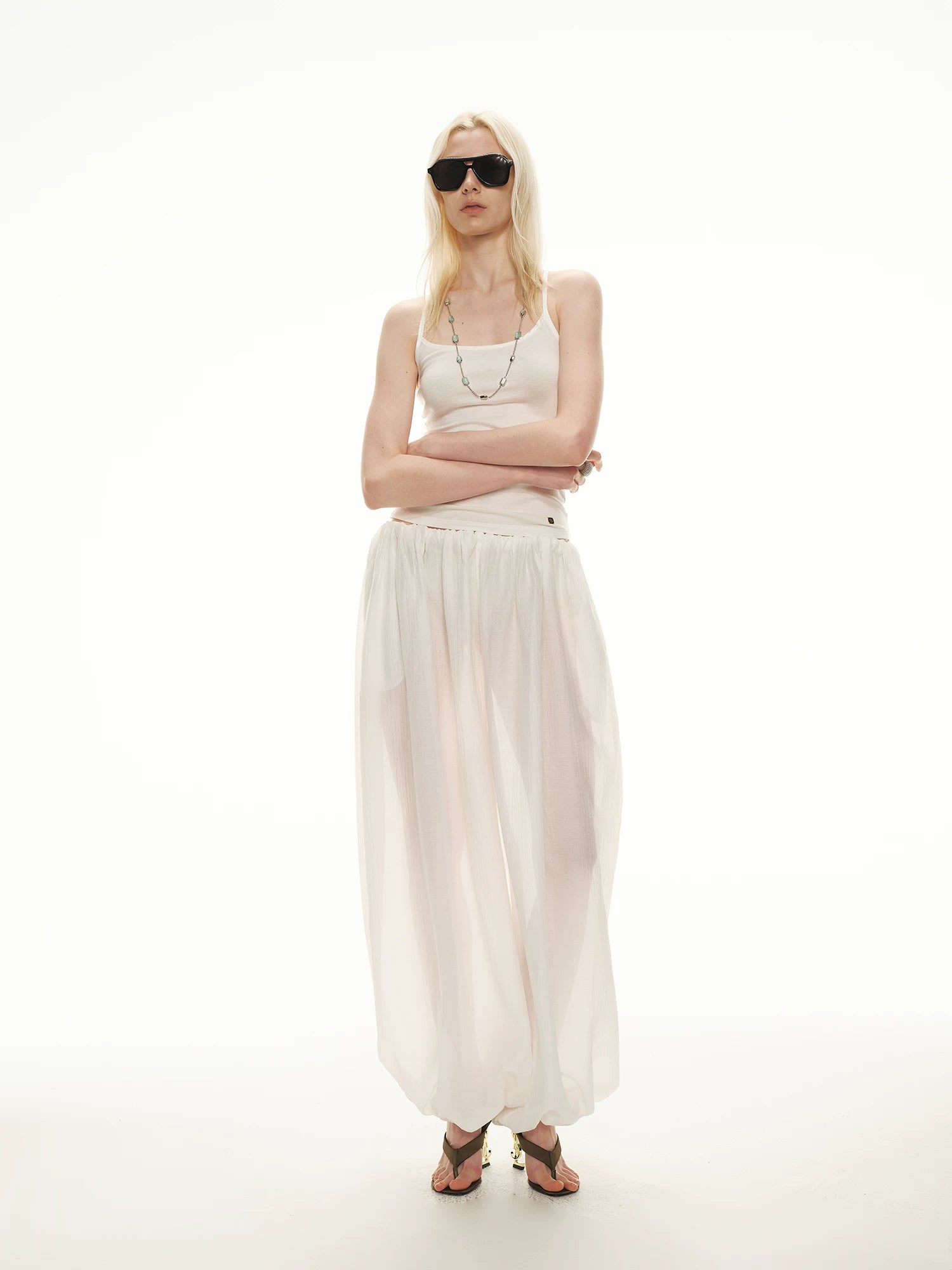 Airy Balloon Wide Pants