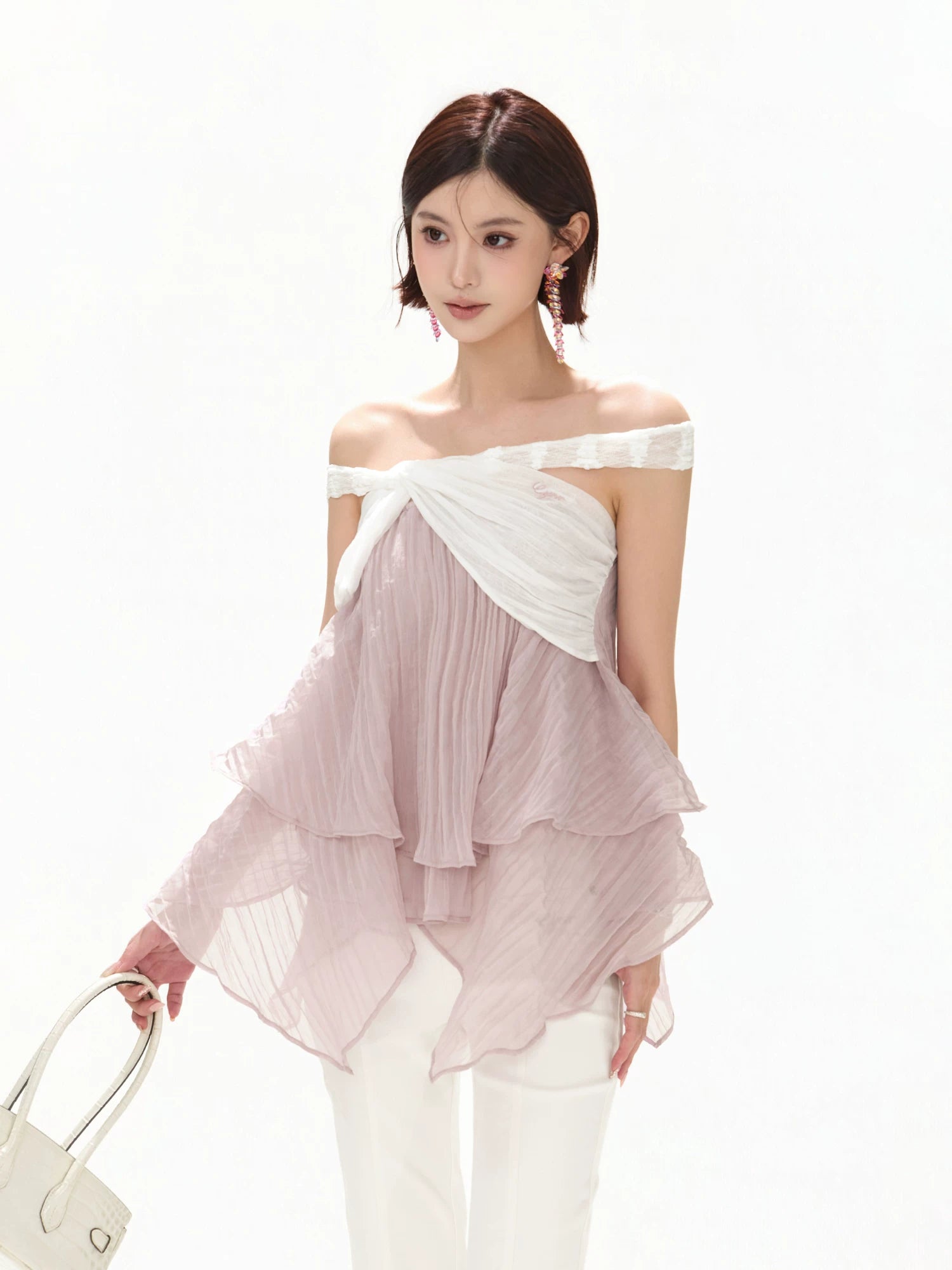 Off-Shoulder Ruffle Blouse