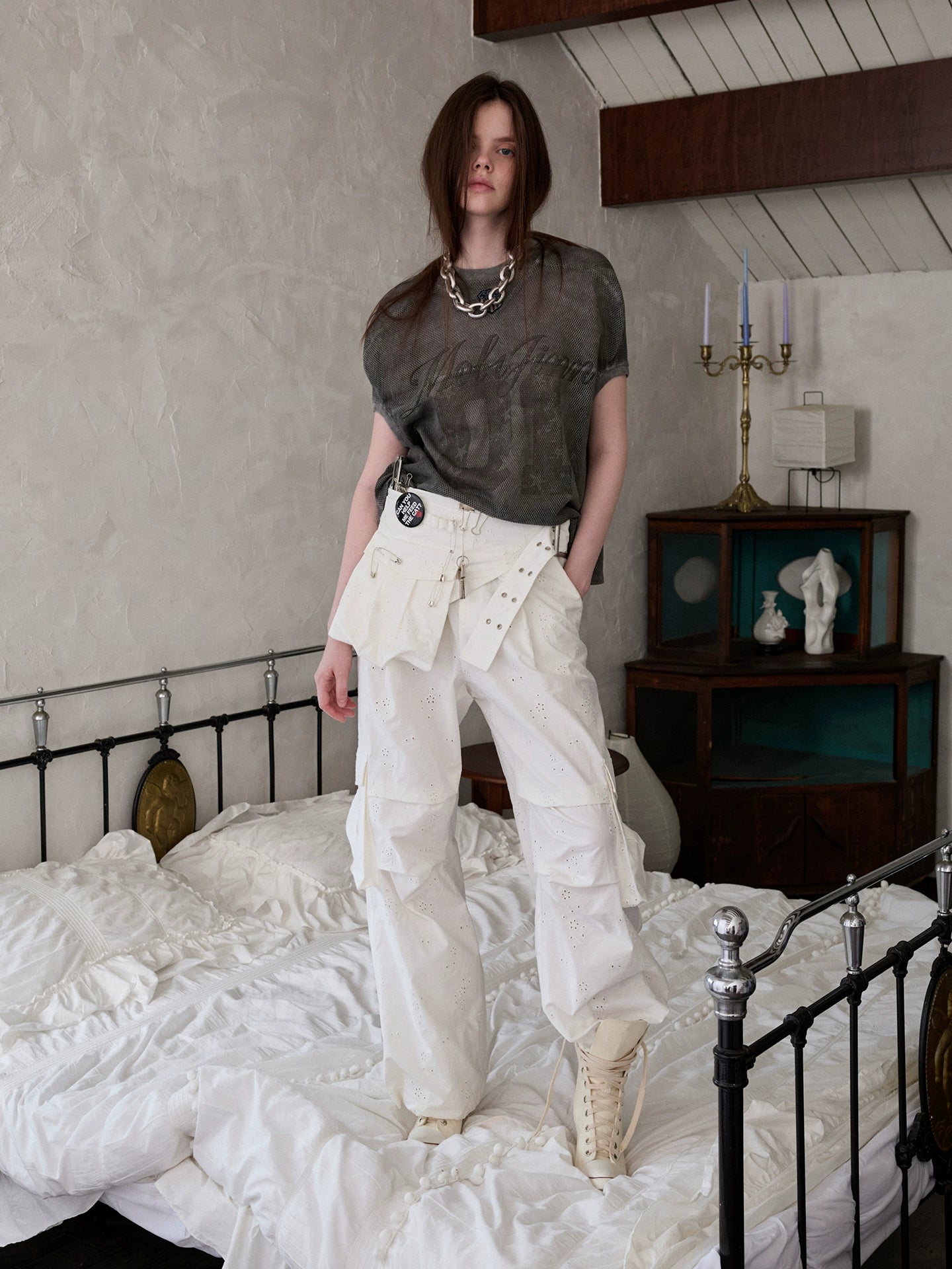 Retro Mesh Rugby V-Neck Jersey