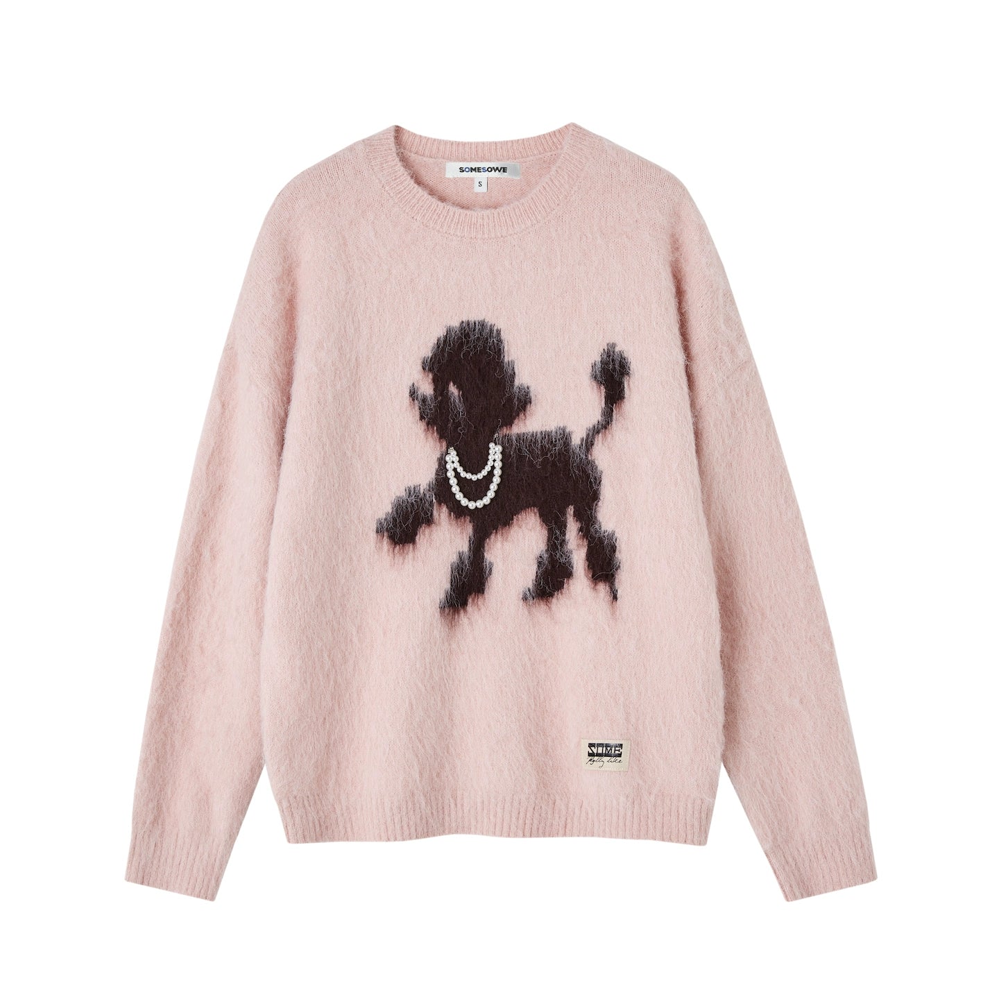 Playful-puppy Crewneck Sweater