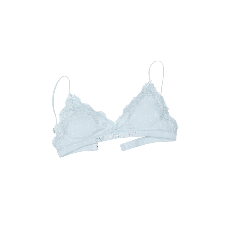 Polka Dot Cat Paw Lace Bralette