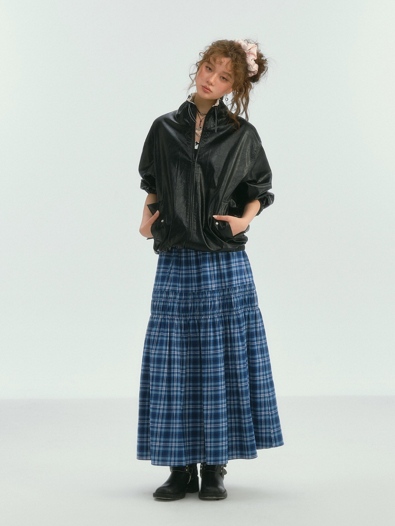 PU‑Coated Viscose Jacket