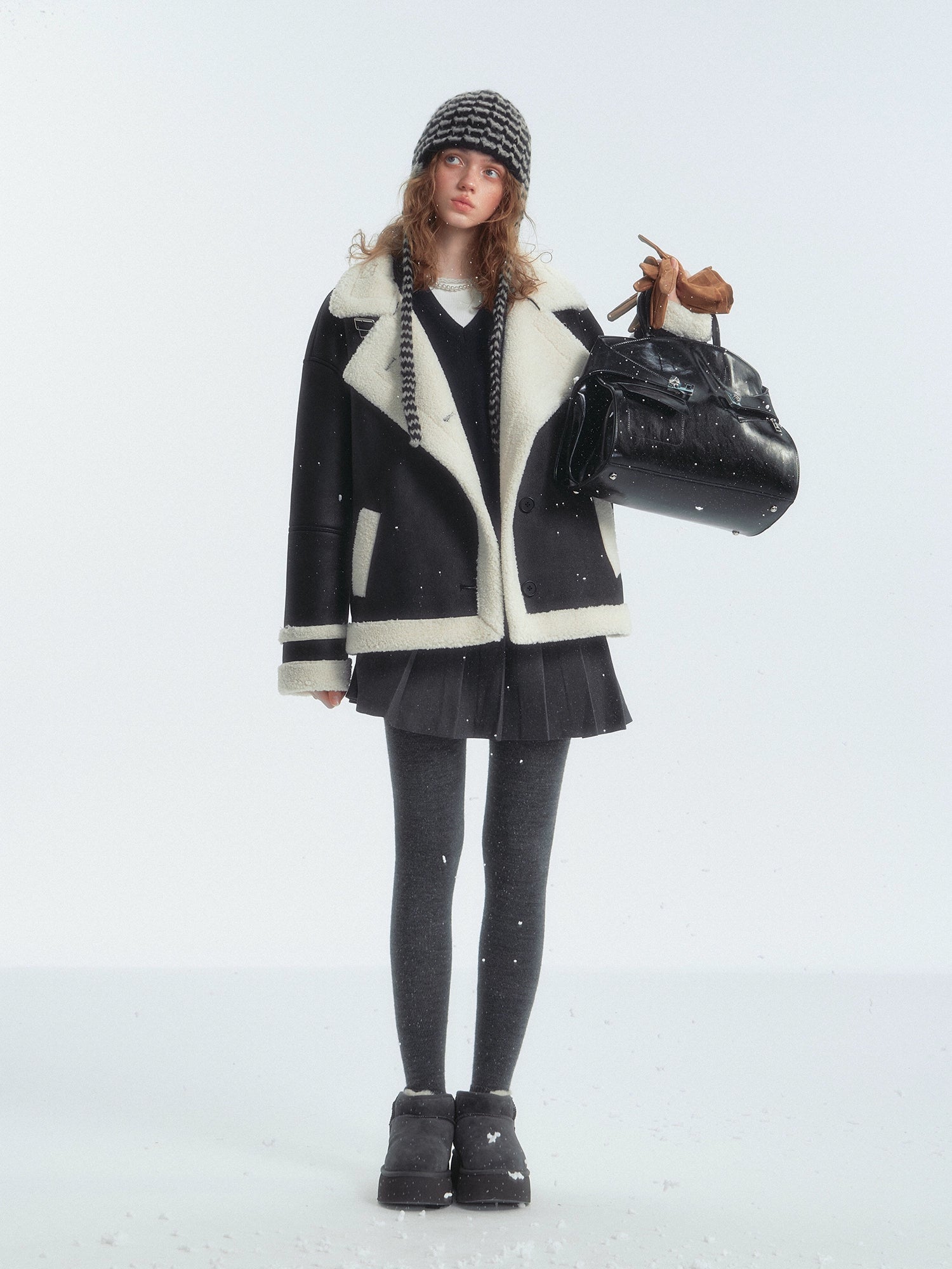 Shearling Biker Jacket