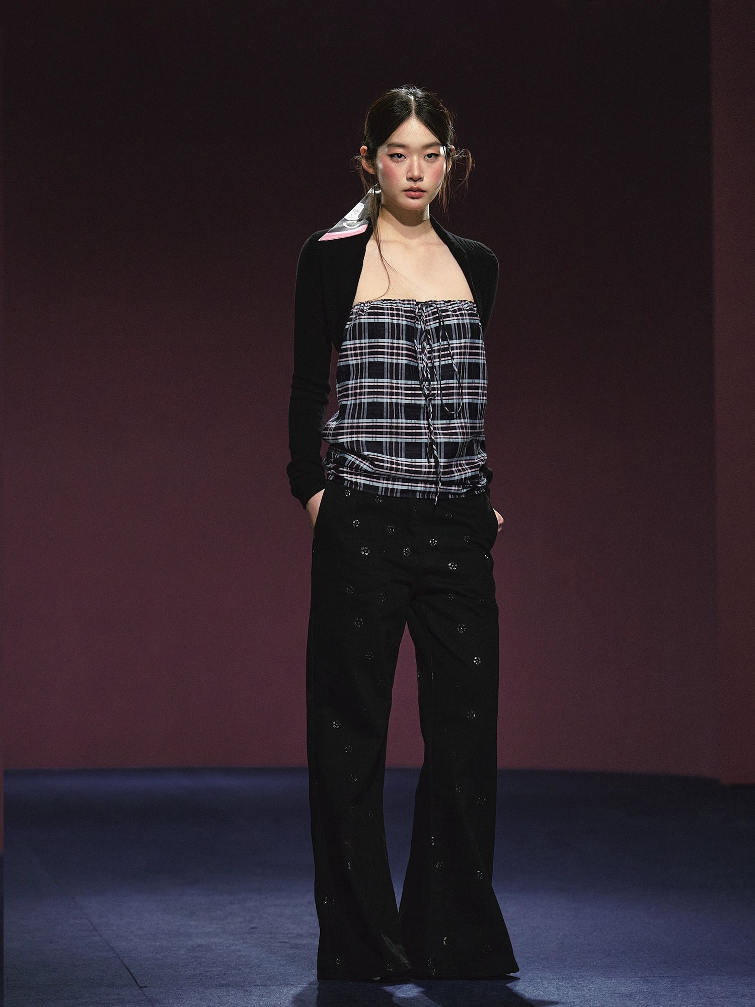 Sculpted Print Slimming Jeans