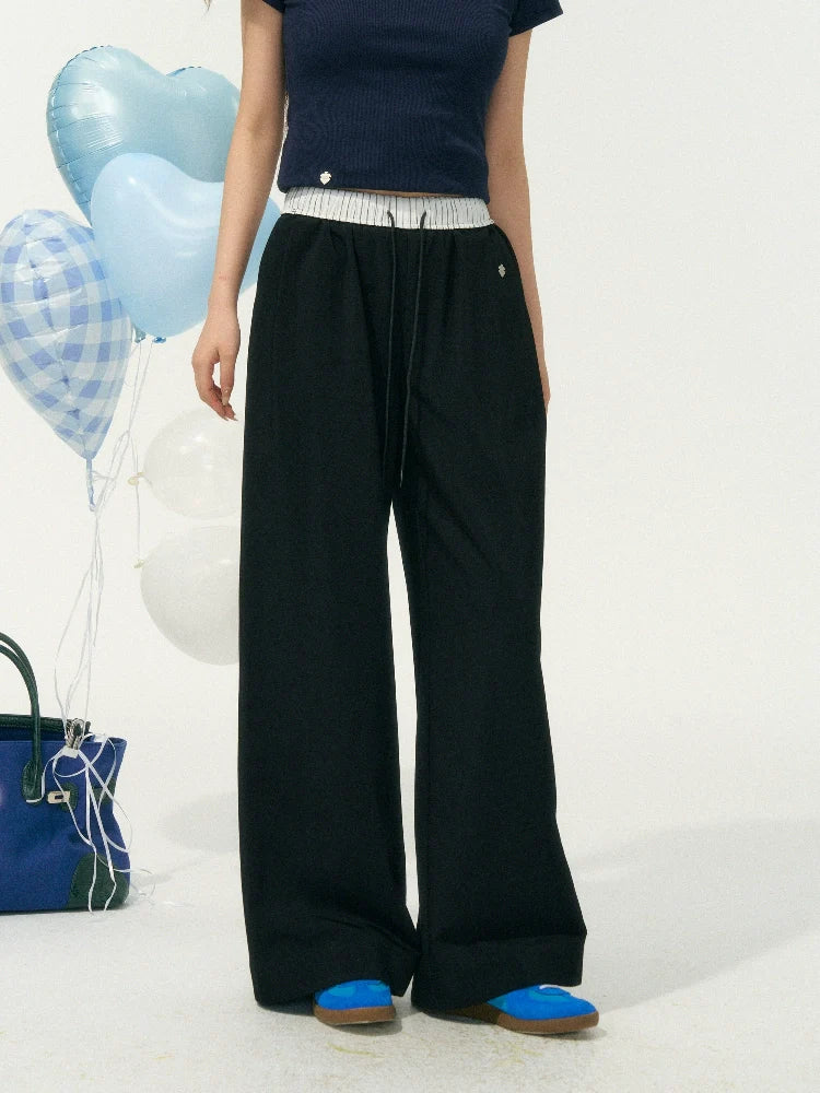 Tie-waist Drapey Airy Pants