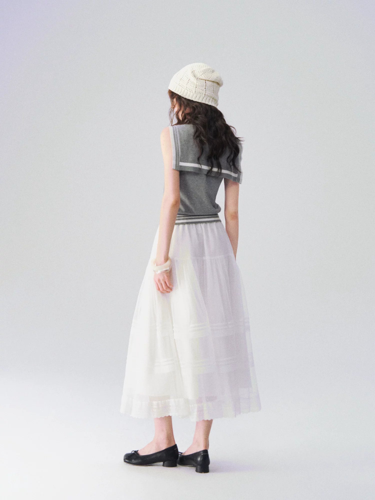 Feather Tulle Skirt