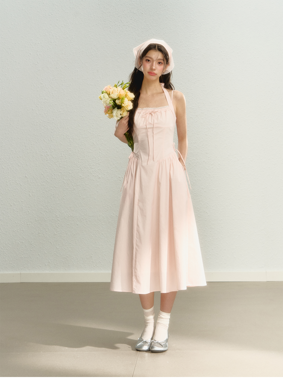 Pink Spaghetti Strap Dress