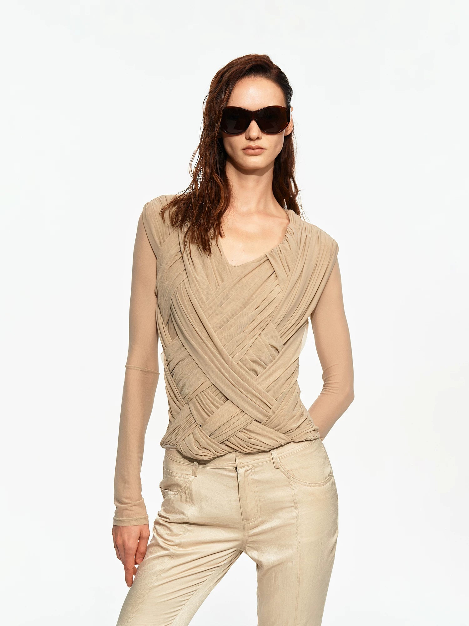 Cross Knit Top