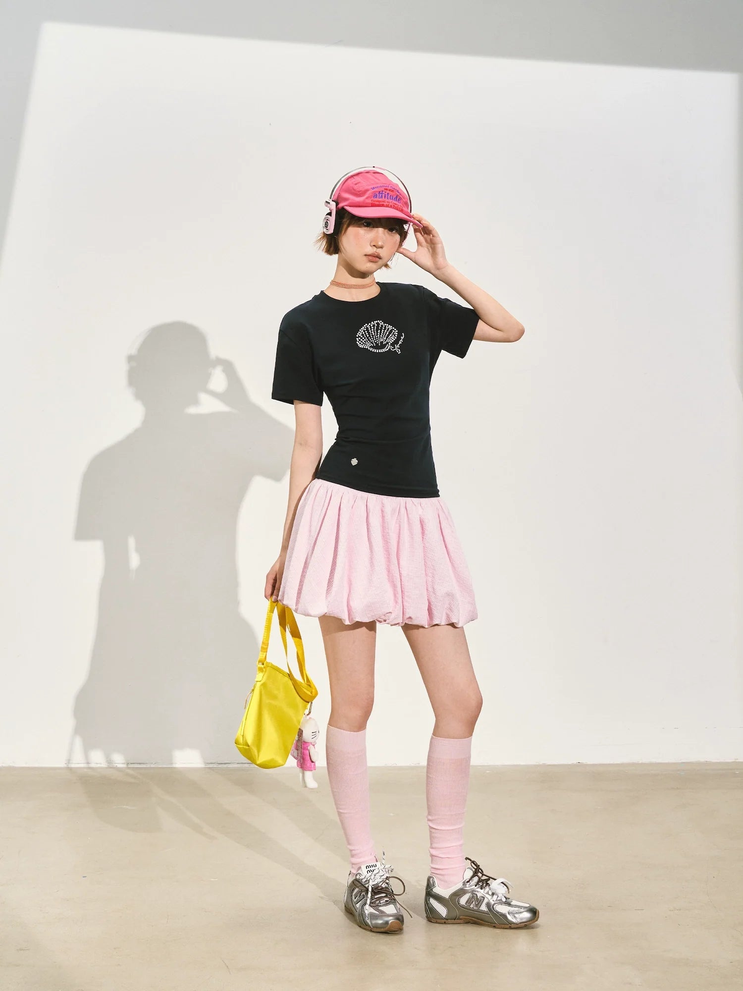 Slim-Fit Lazy Half-sleeve T-shirt