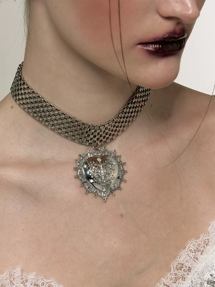 Retro Punk Love Choker