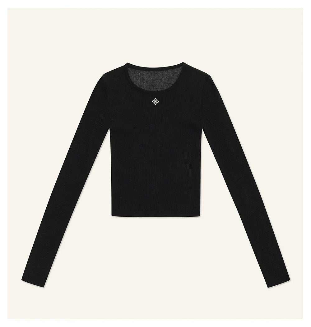 Compass Cross-fitted Knitted Sweater