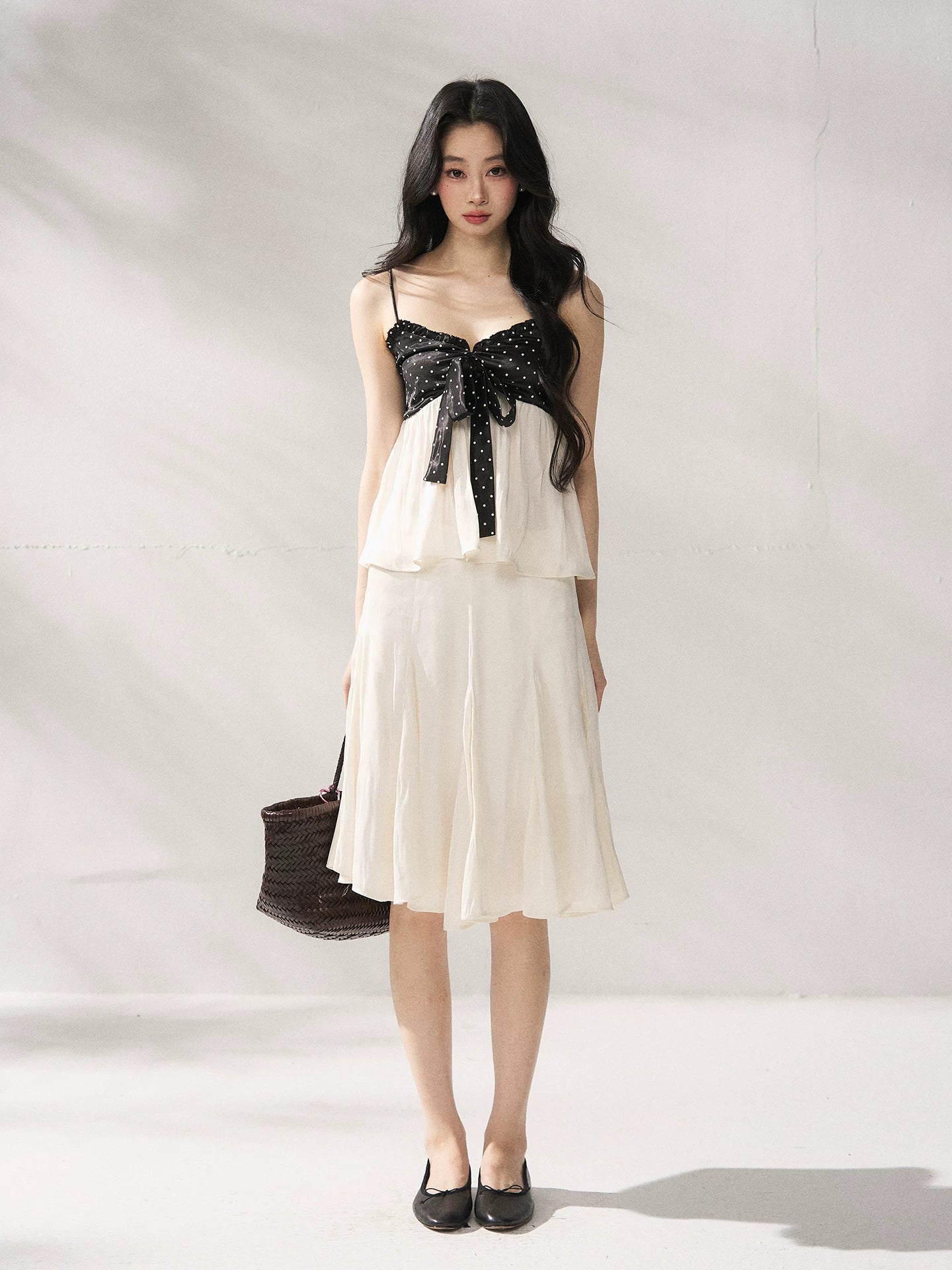 Polka Dot Top & Skirt Set