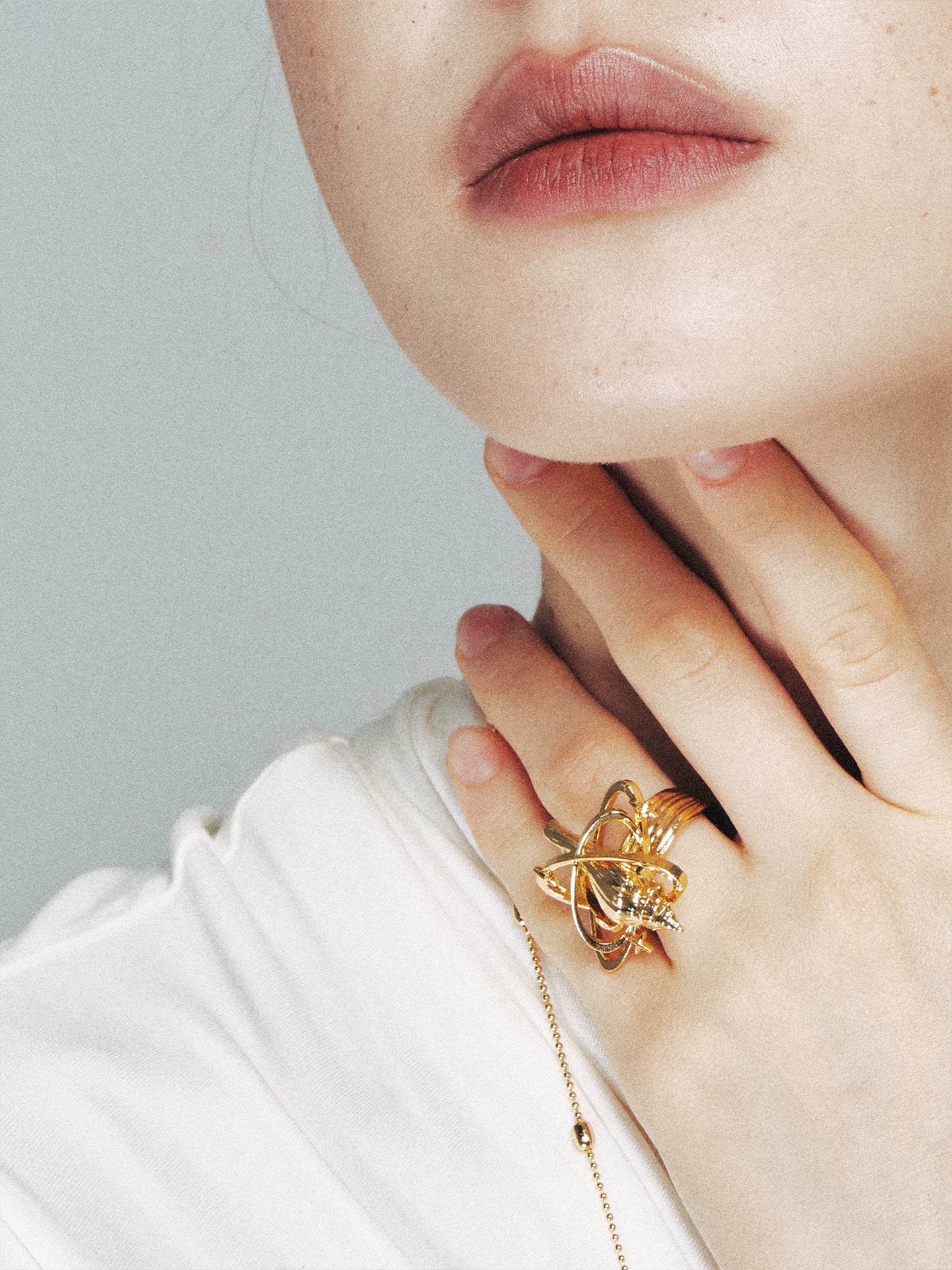 Seashell Star Open Ring