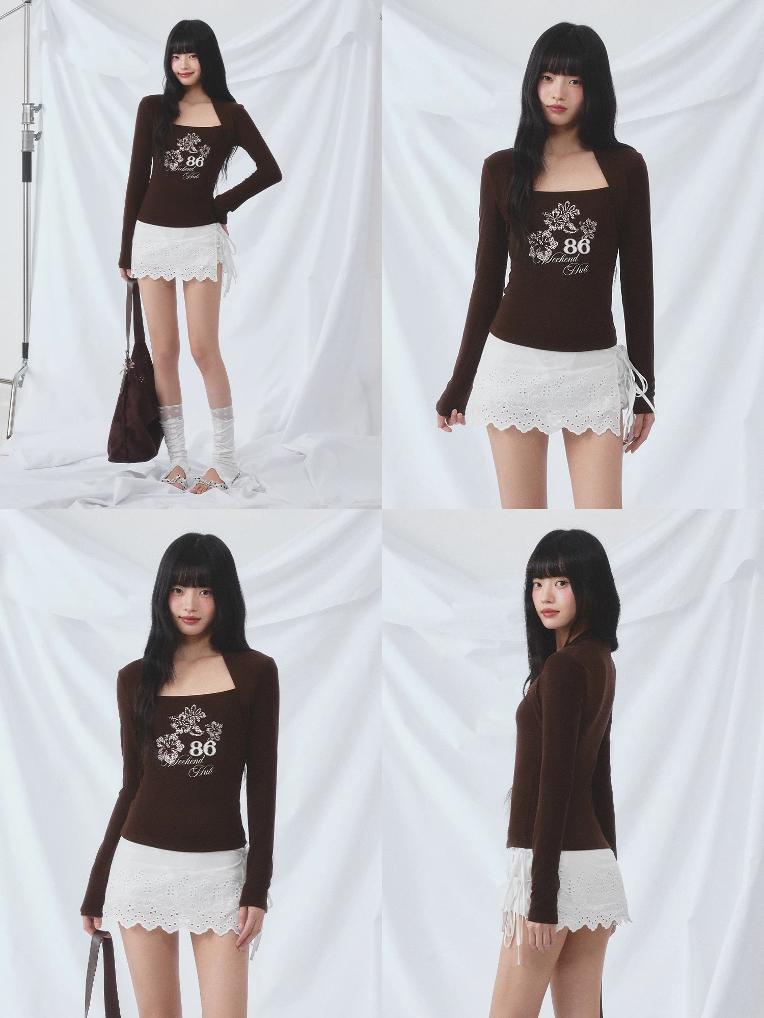 Square Neck Layered Tee
