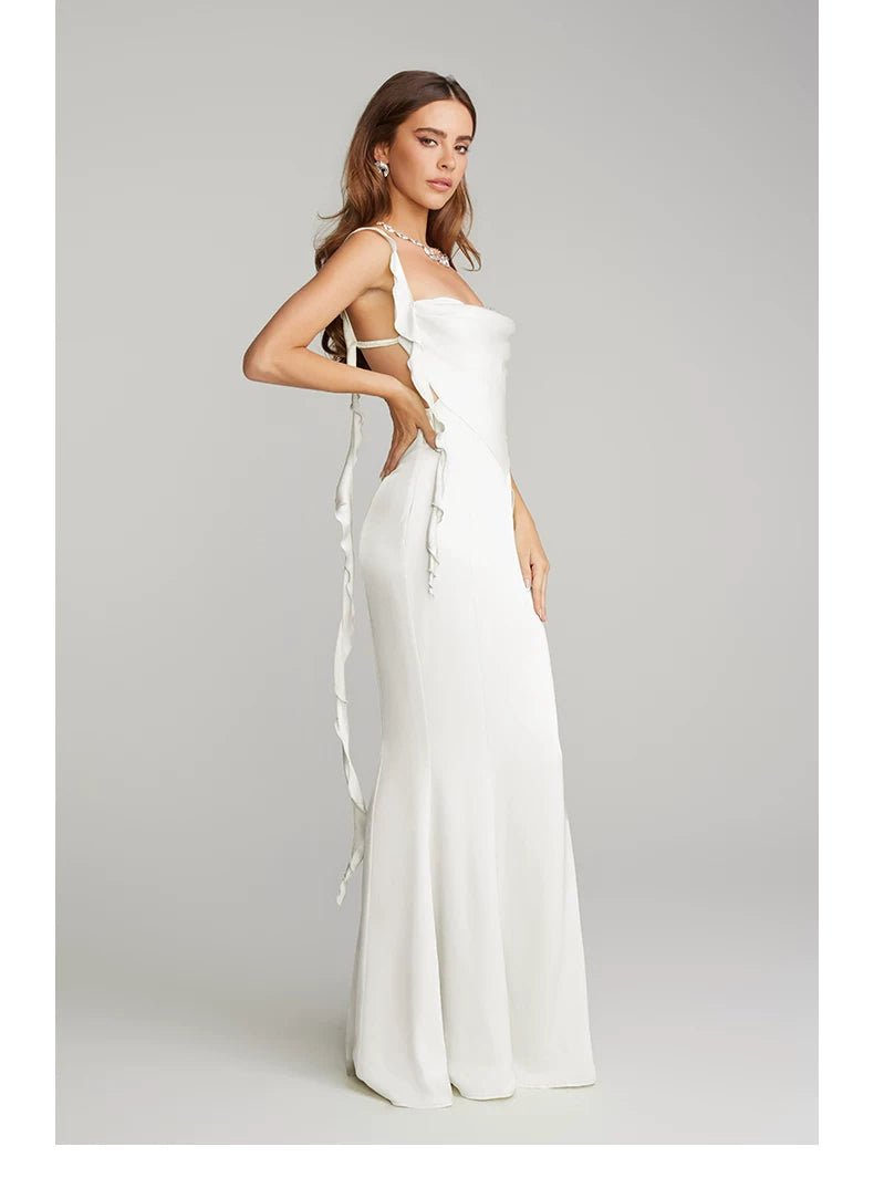 Floral Strap Maxi Dress