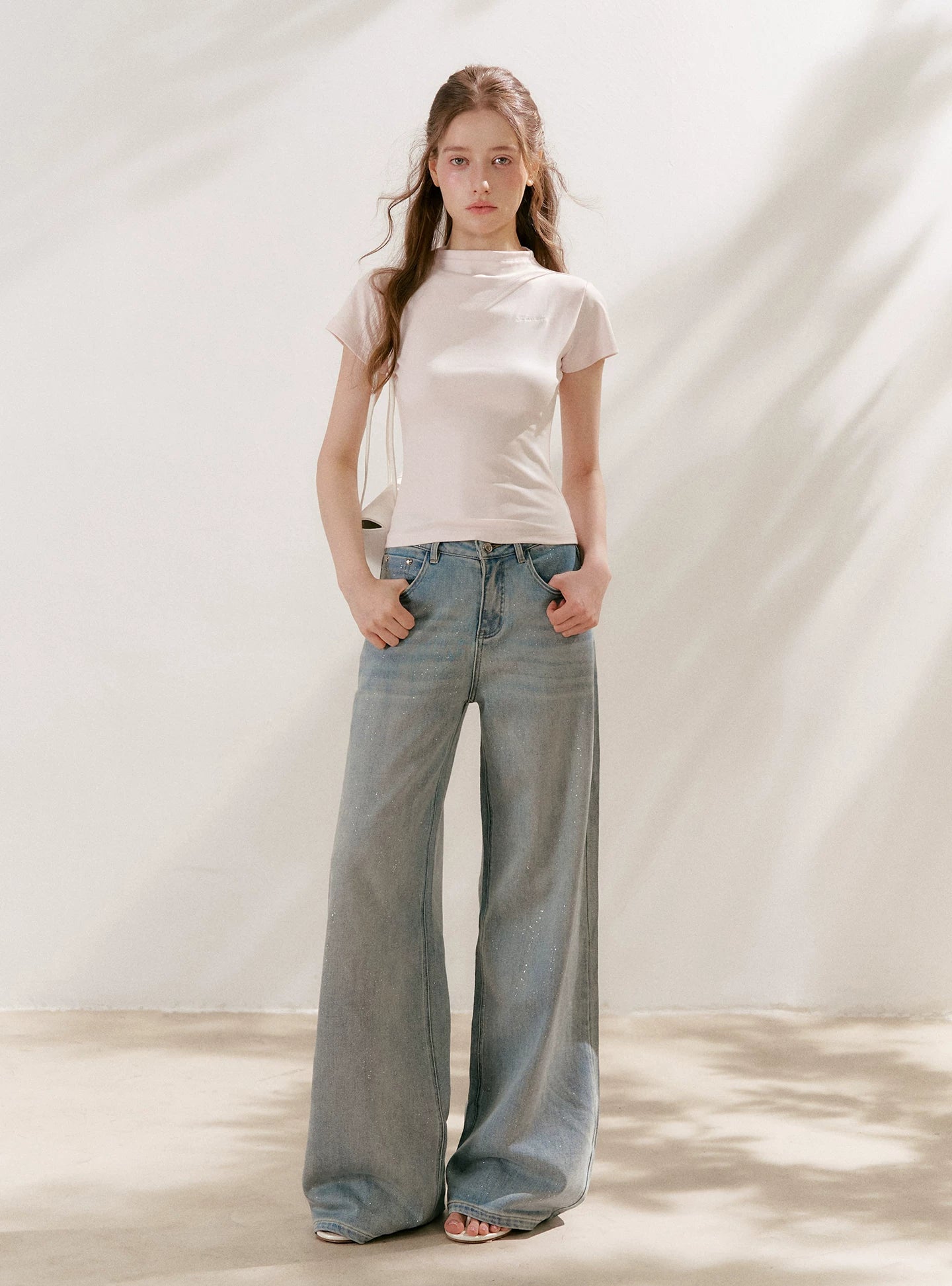 Slim Mock Neck T-shirt