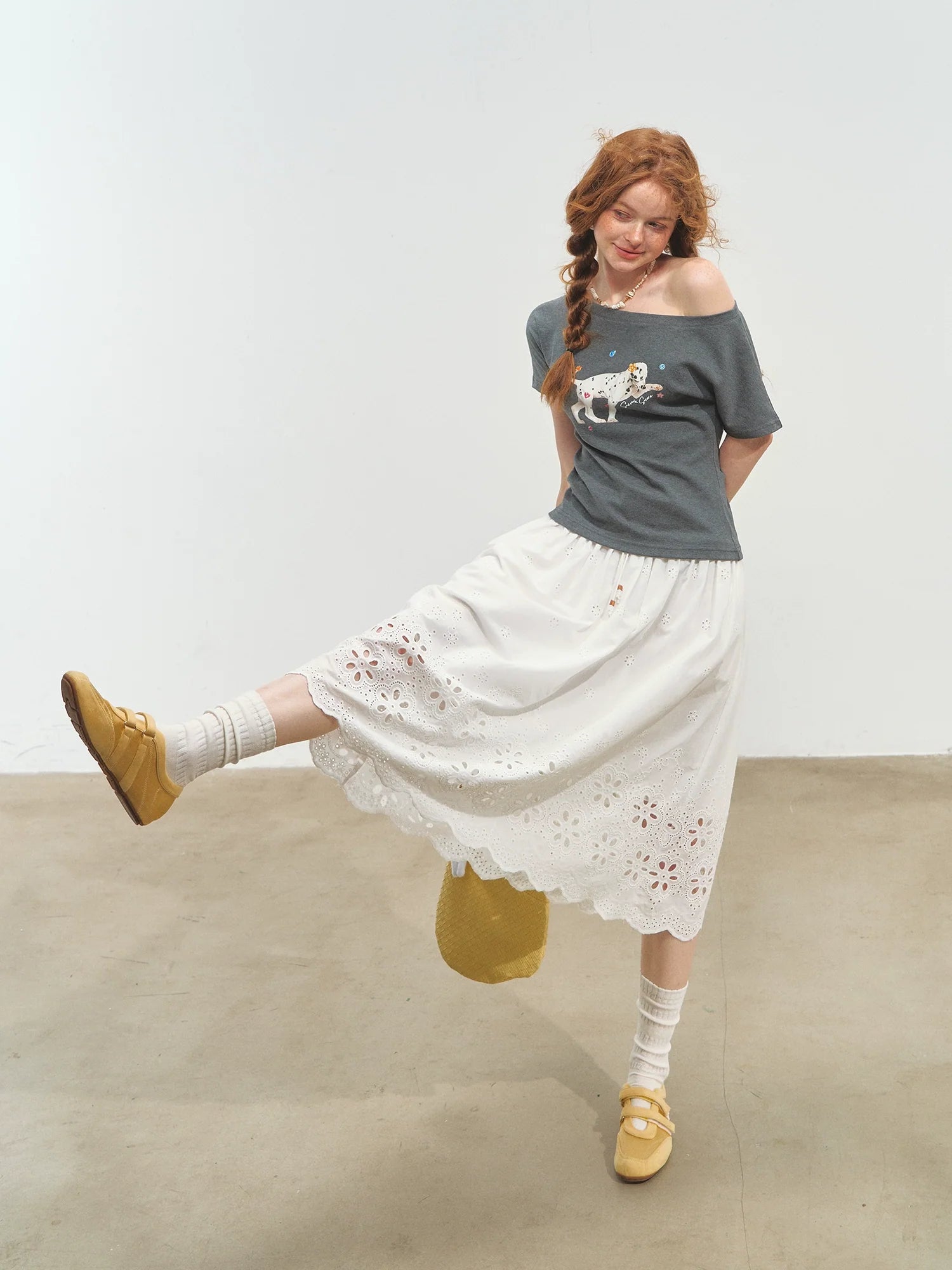 Dalmatian Print Short Sleeve T-Shirt