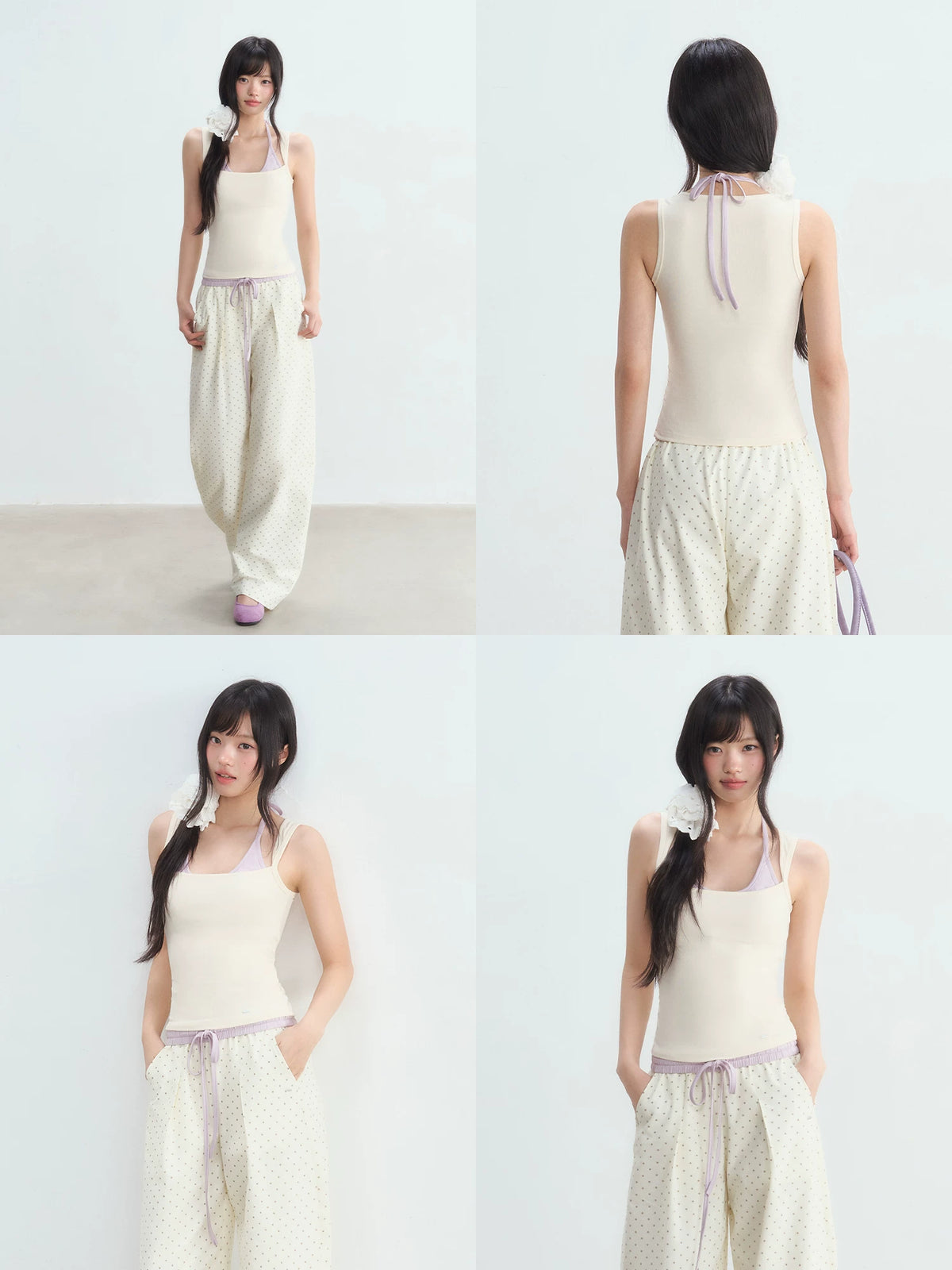 Apricot Halter Top & Pants Set