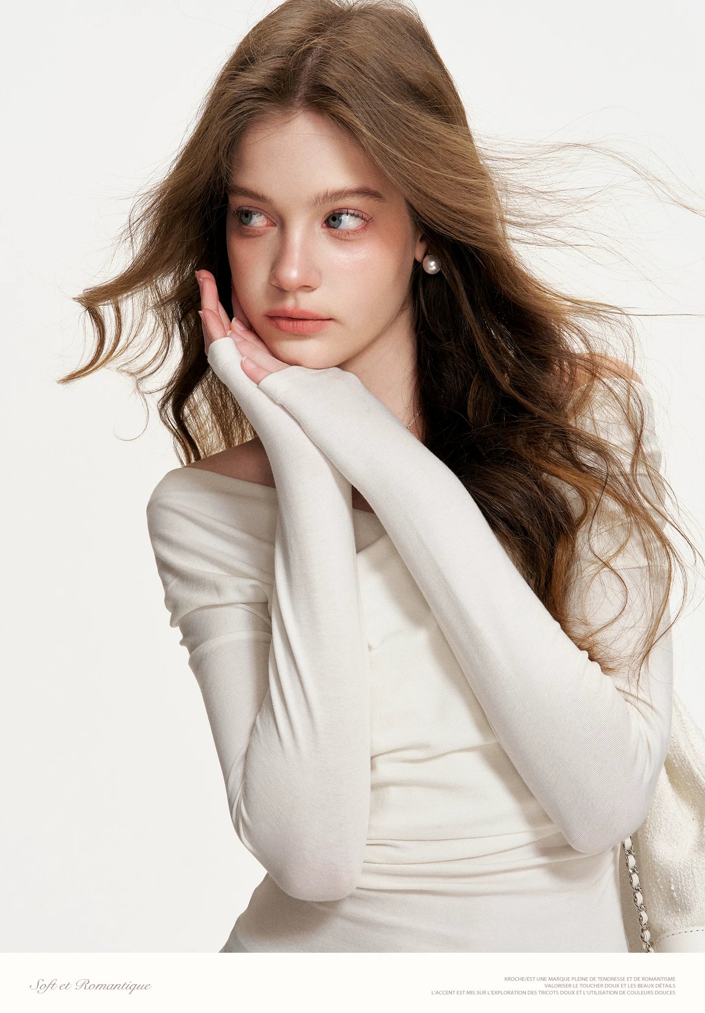 Cross-Neck Off-Shoulder Top
