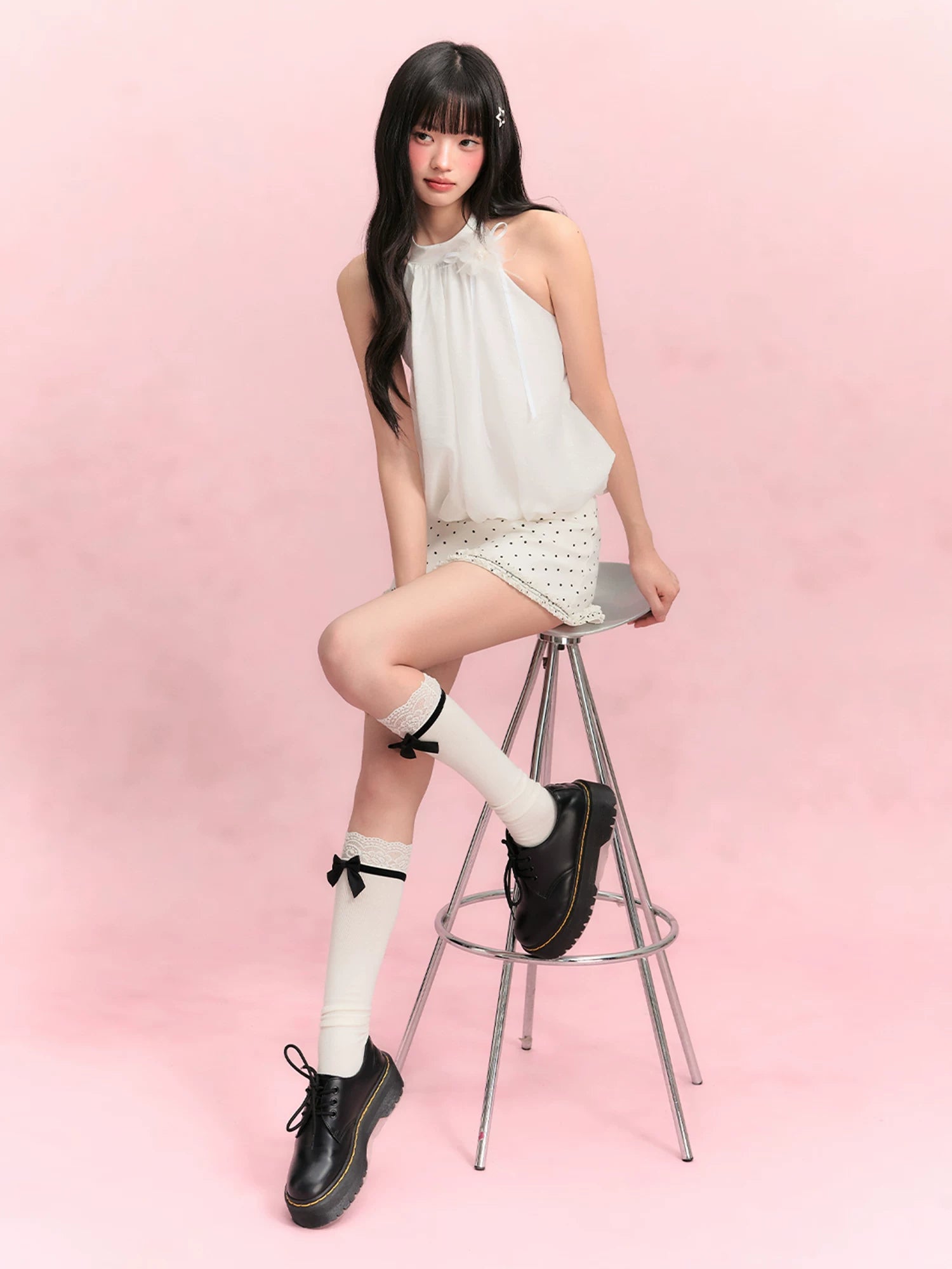 Halter Floral Top & Skirt Set