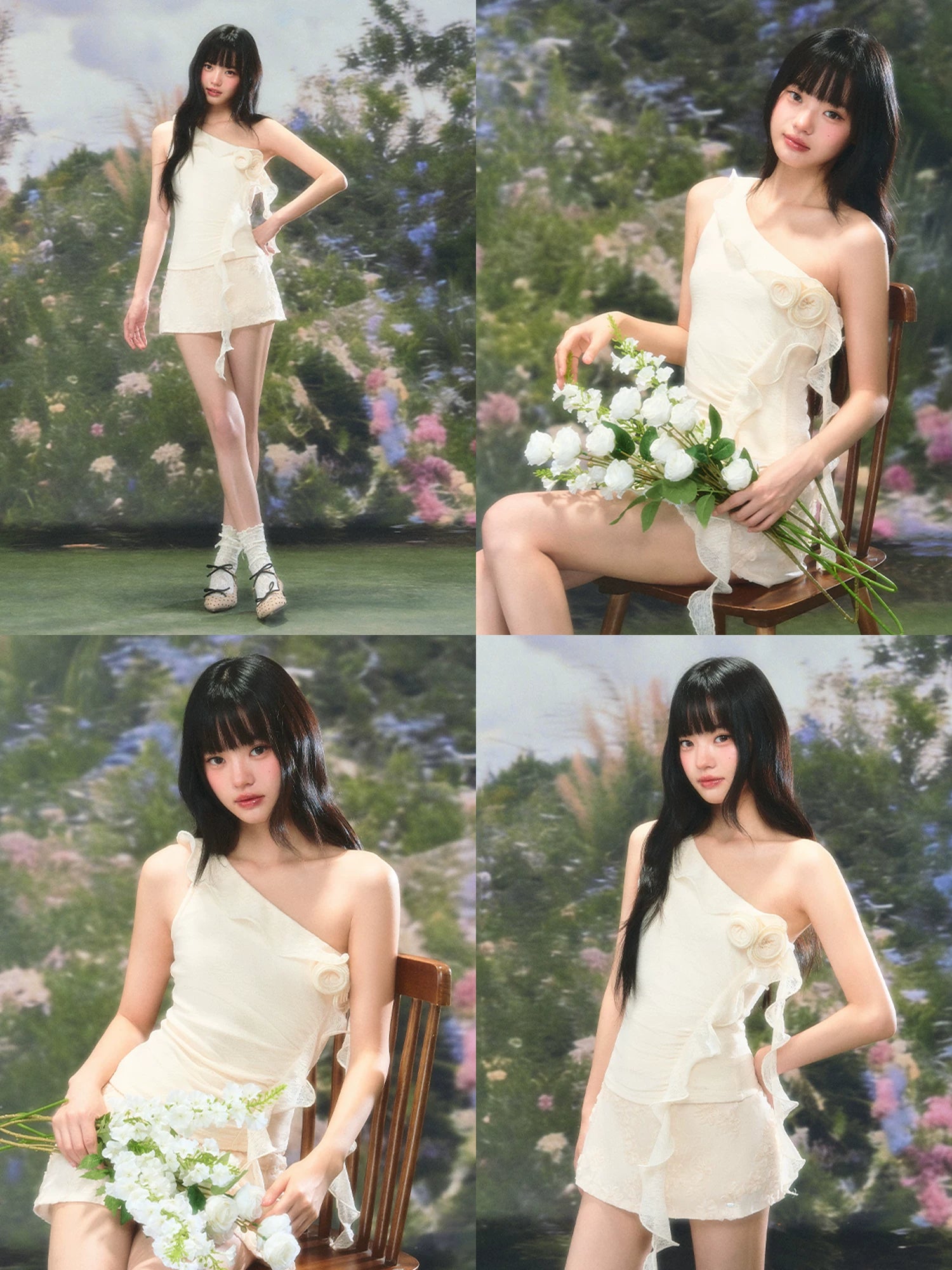 Floral Ruffle Set