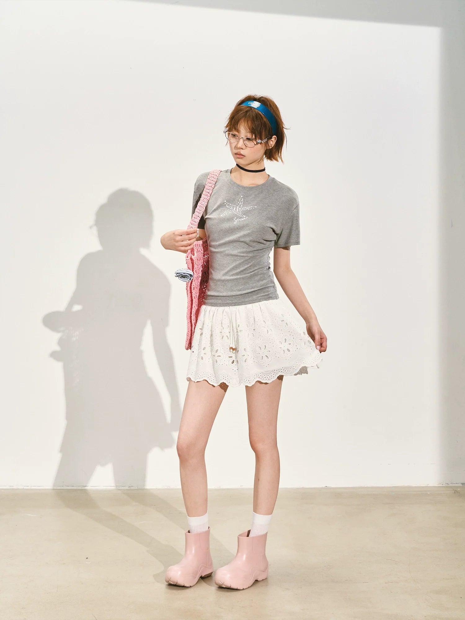 Slim-Fit Lazy Half-sleeve T-shirt