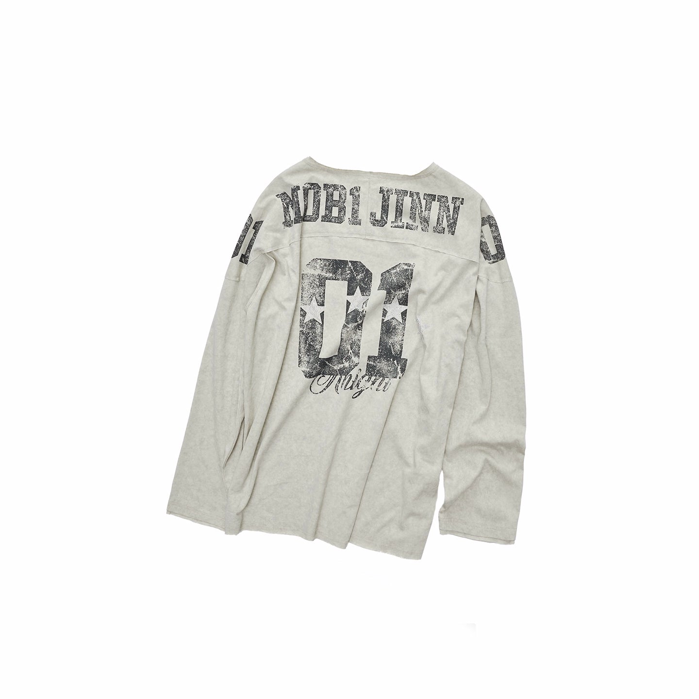 Football Rhinestone Long Sleeve Tee