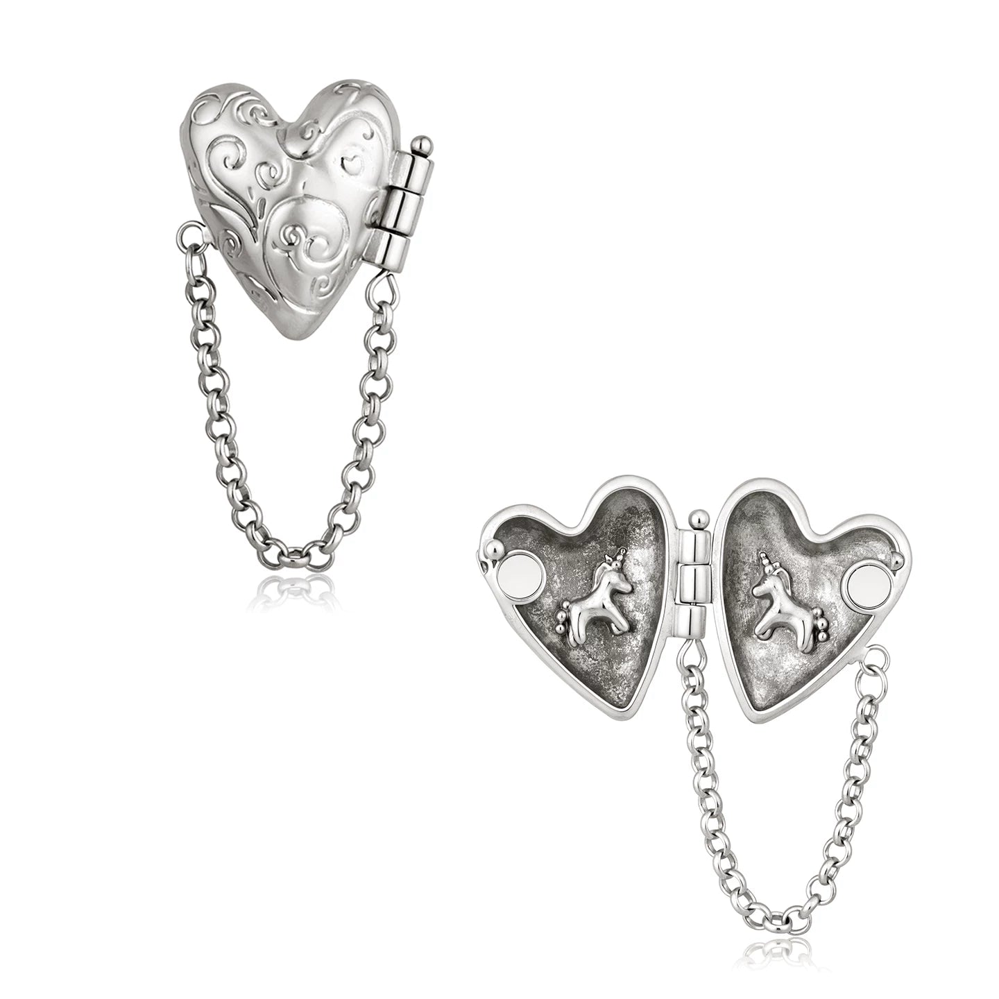 Heart & Pony Tassel Earrings