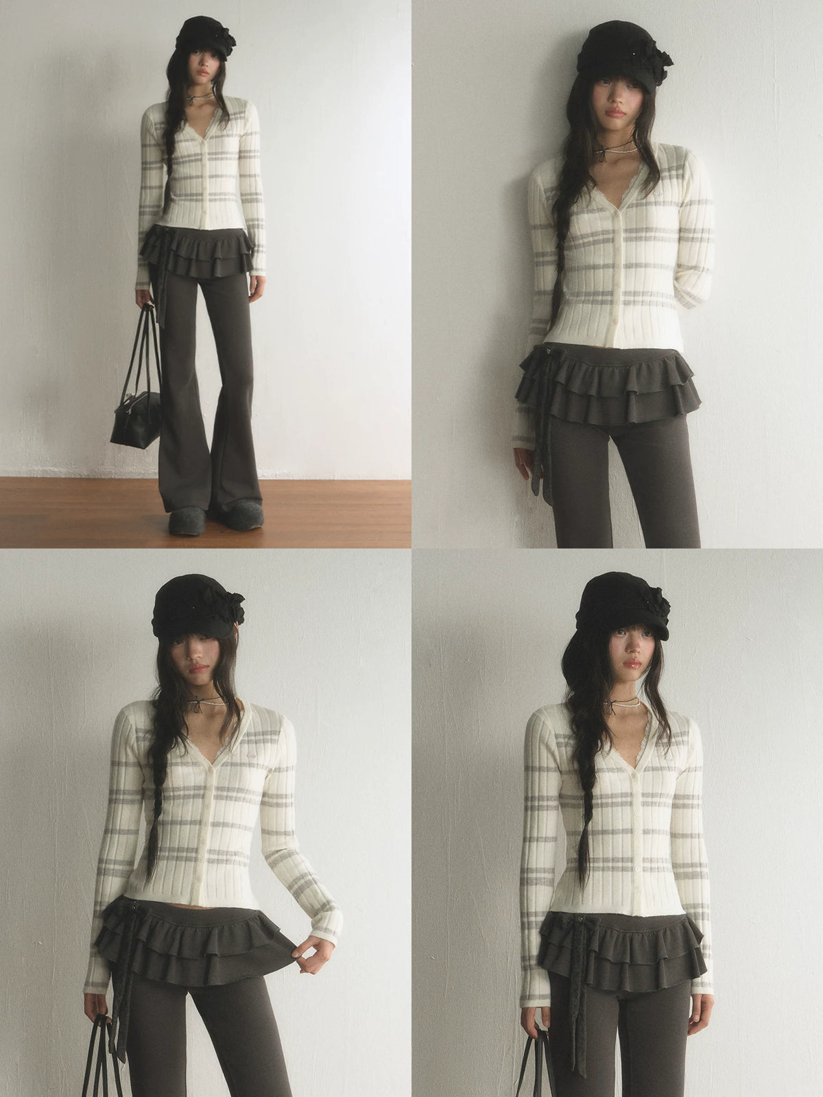 Striped Knit Cardigan