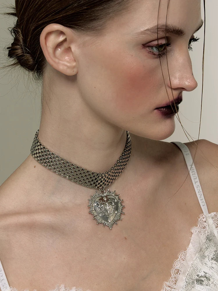 Retro Punk Love Choker