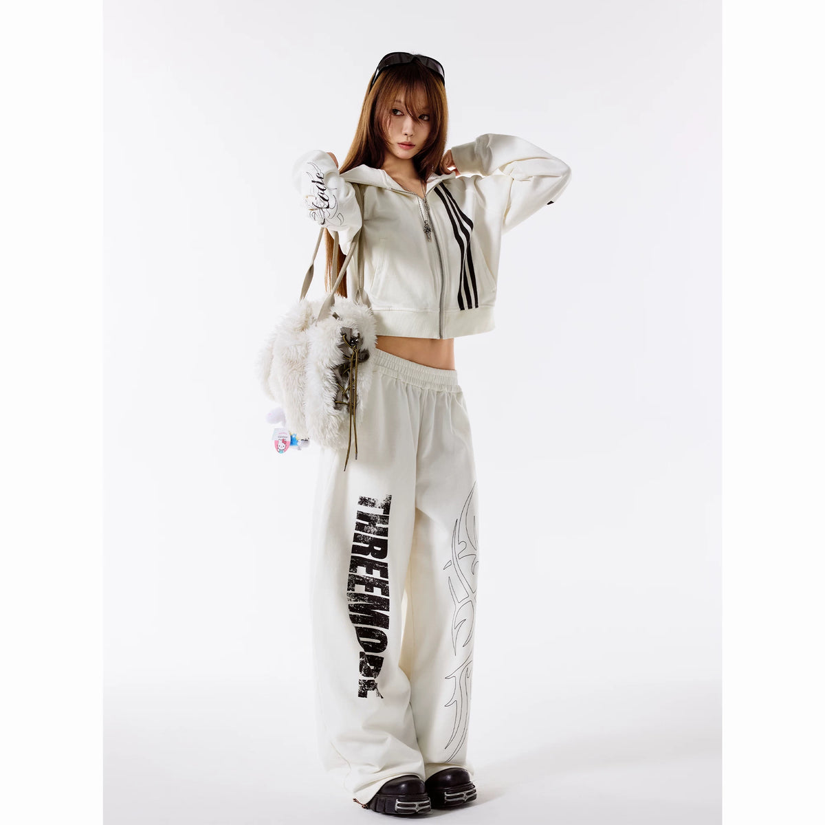 Letter Hooded Sweatshirt
