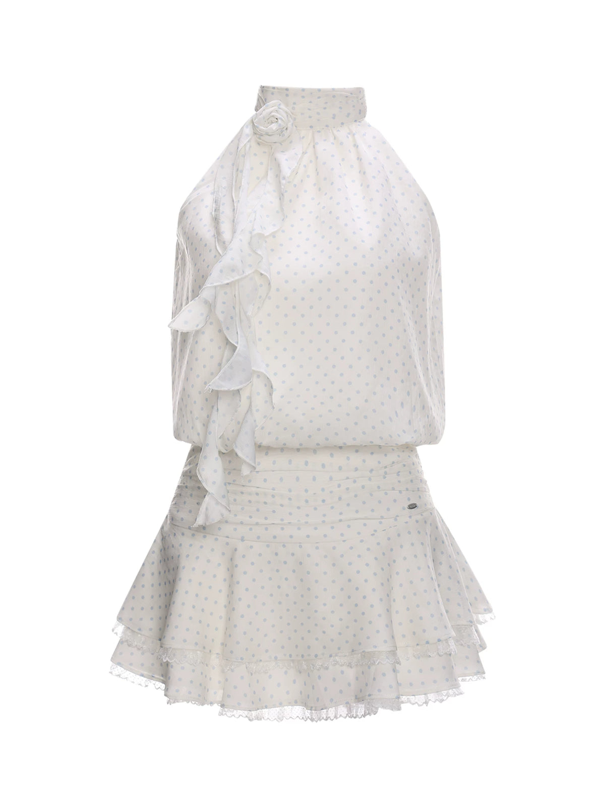 Polka Dot Halter Dress
