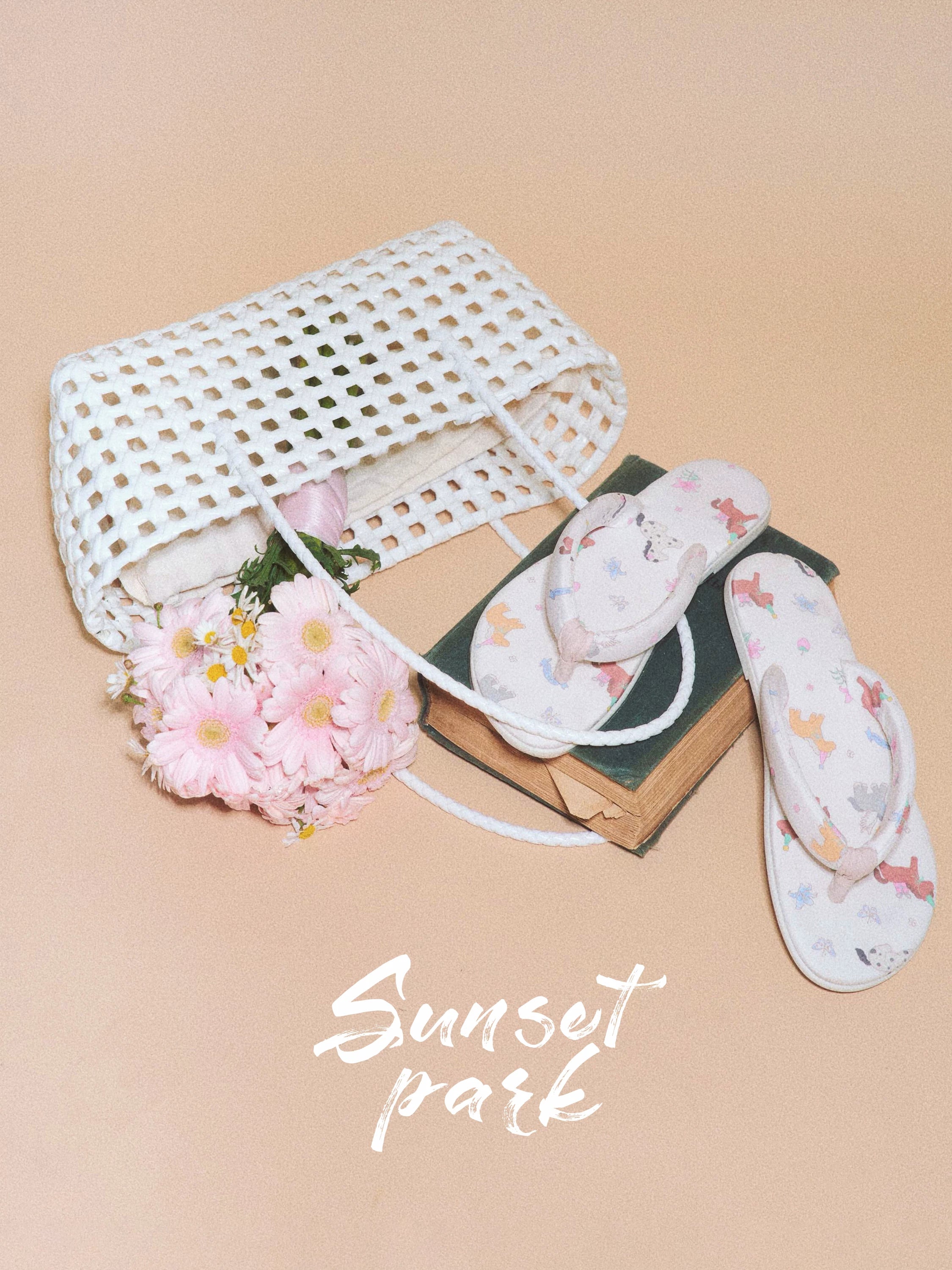 Pony Print Flip Flops