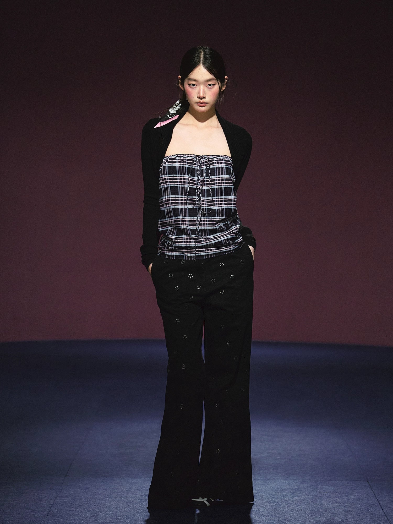 Sculpted Print Slimming Jeans