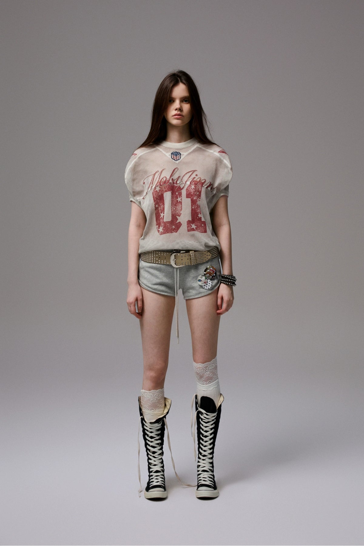 Retro Mesh Rugby V-Neck Jersey