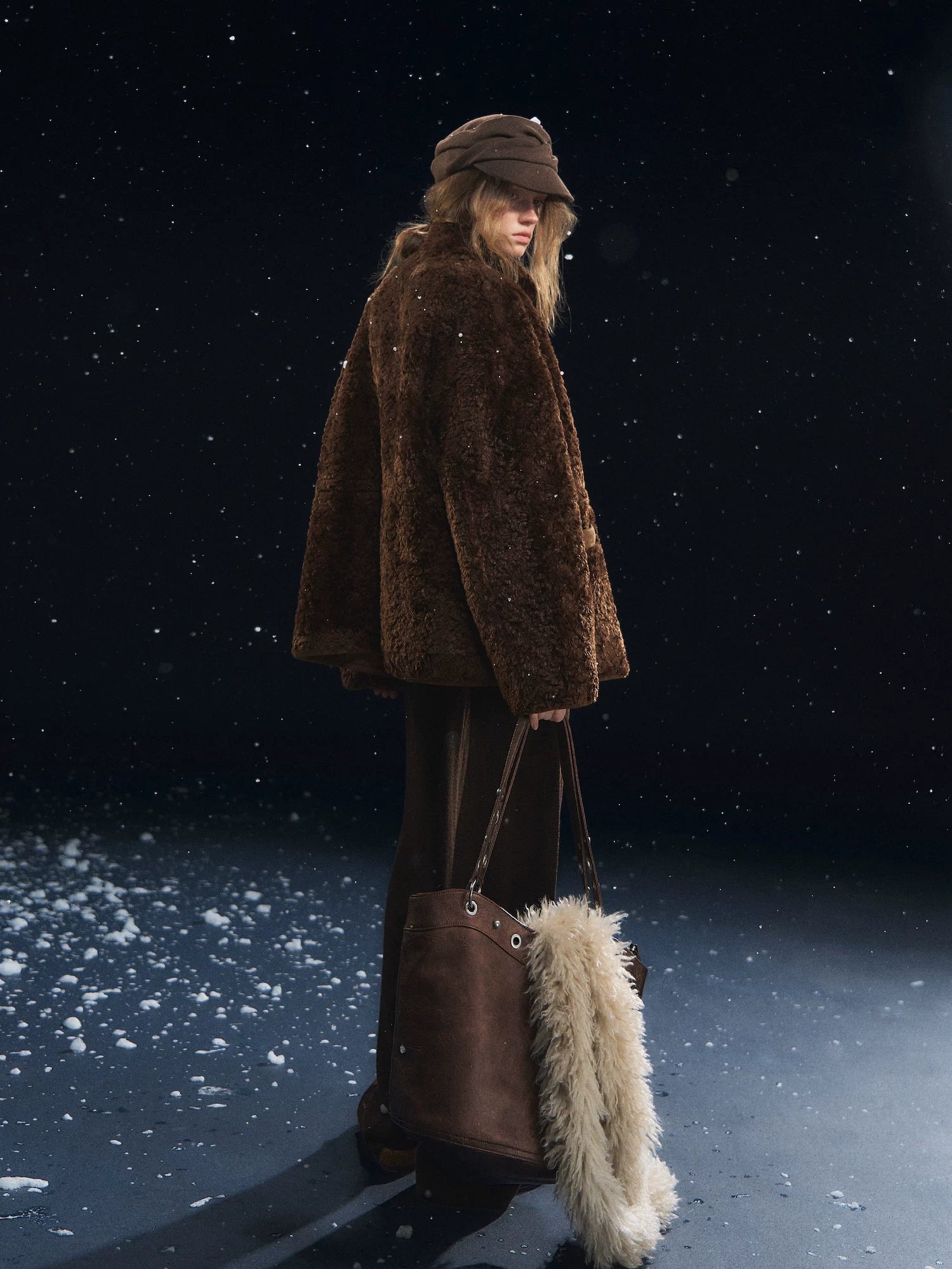 Reversible Sherpa Fleece Coat