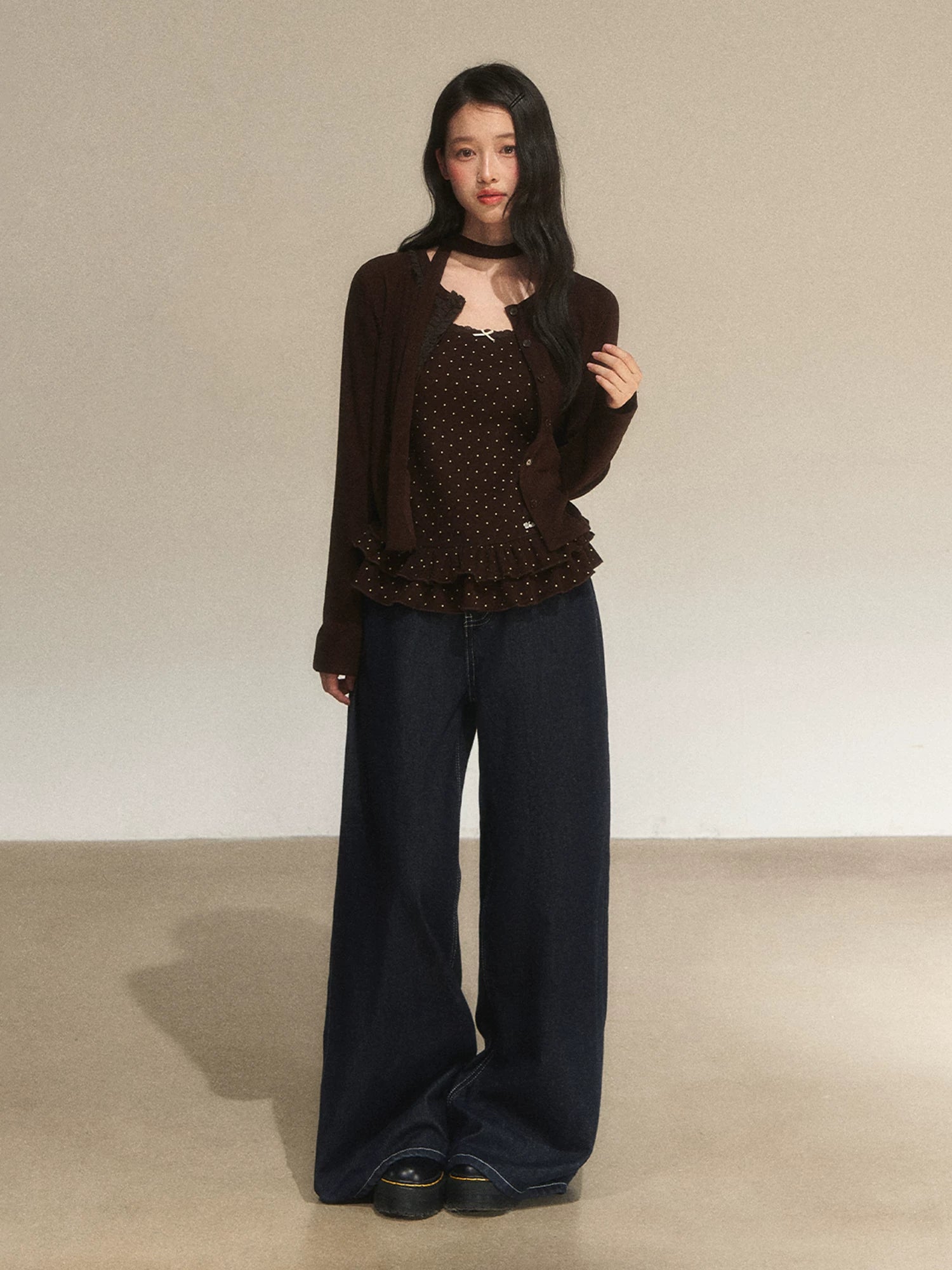 Lace Trim Vintage Cardigan