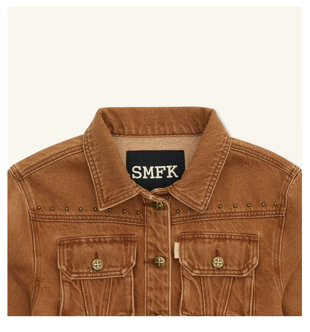 Ancient Myth Short Pocket Denim Jacket