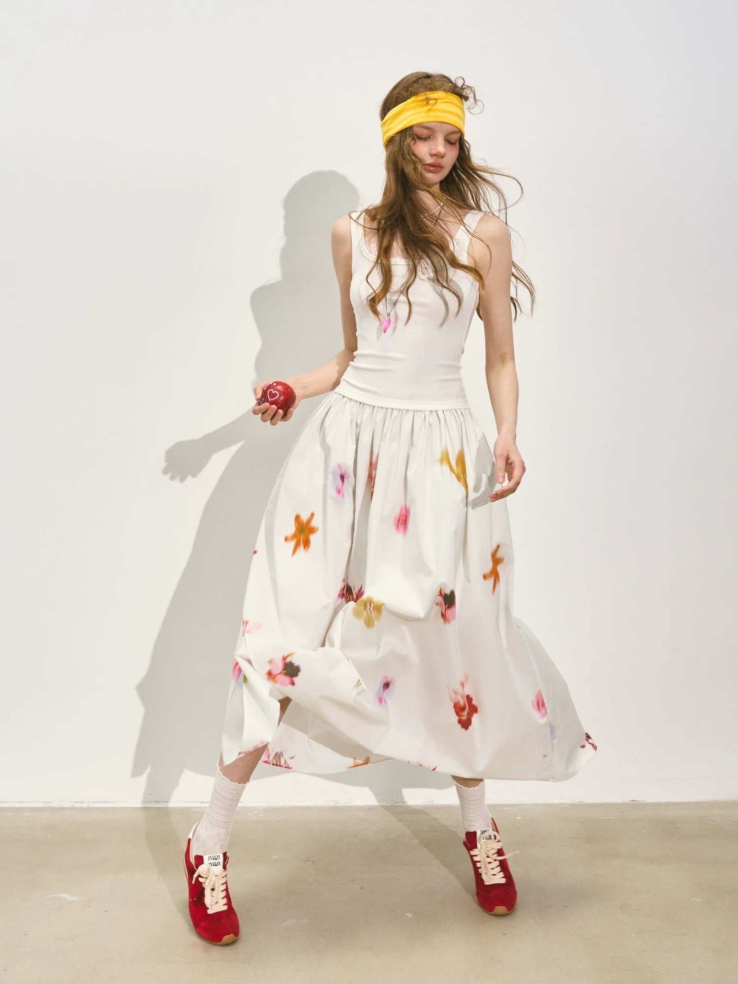 Patchwork Slim-fit Midi Dress