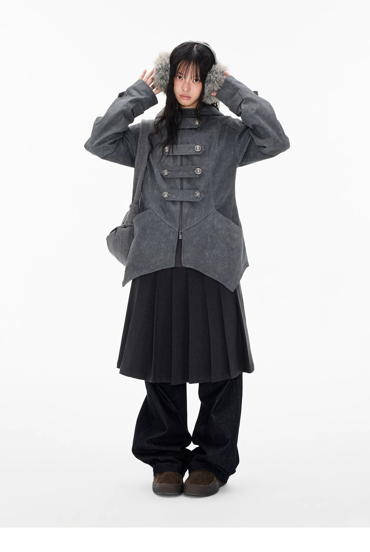 Napoleon Hooded Denim Jacket