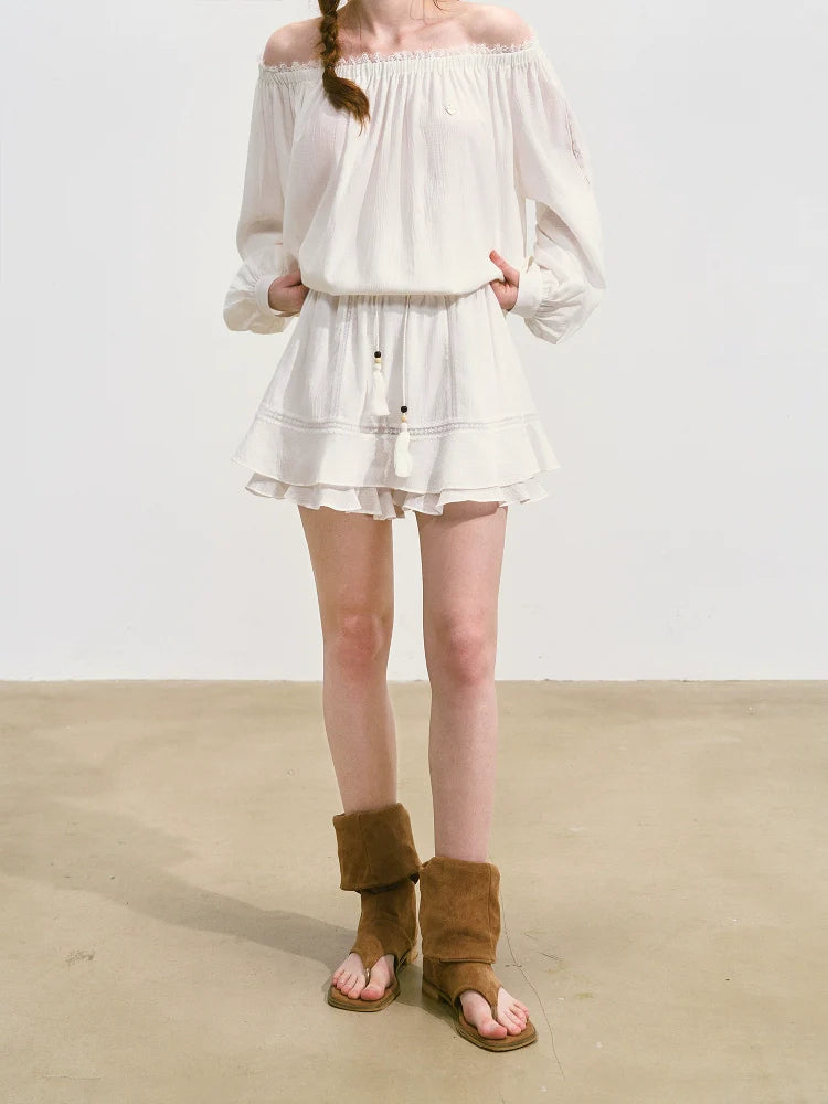 Cool and Relaxing Sun-protection Cover-up & Skort Set