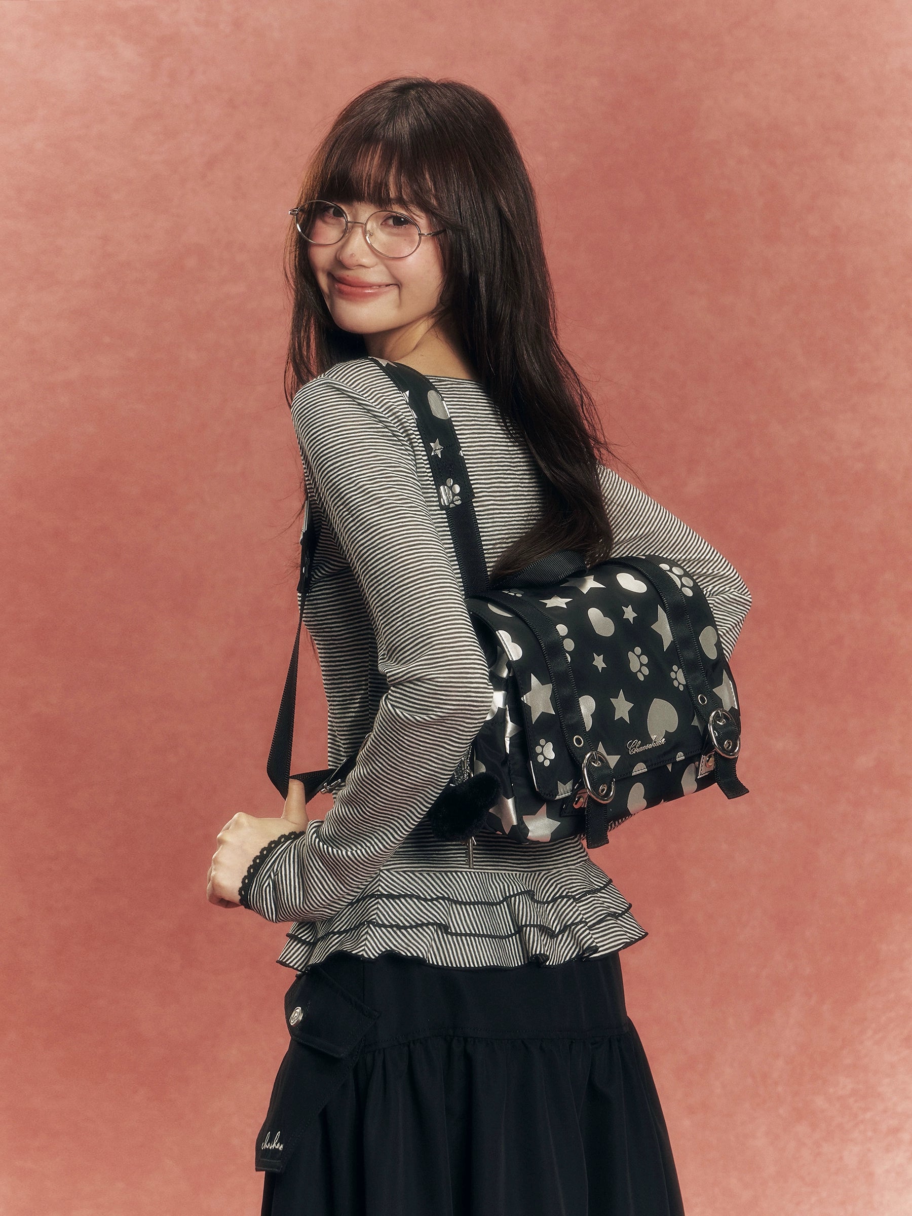 Star Paw Foil Flap Backpack