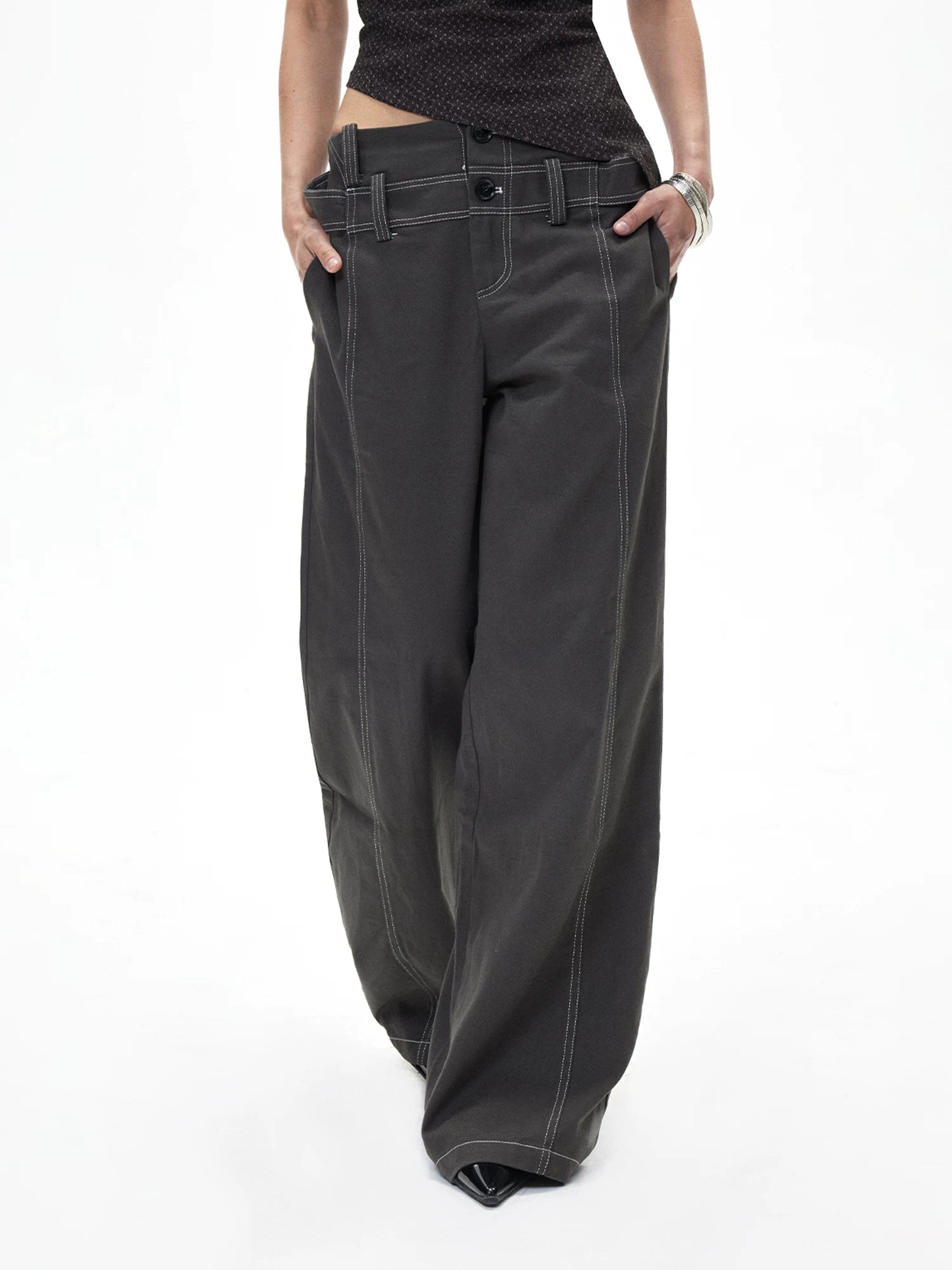 Wide Leg Cargo Pants