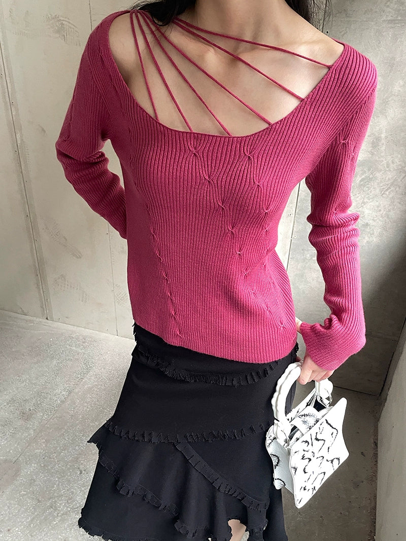 Wool Crewneck Handcrafted Knitted Sweater