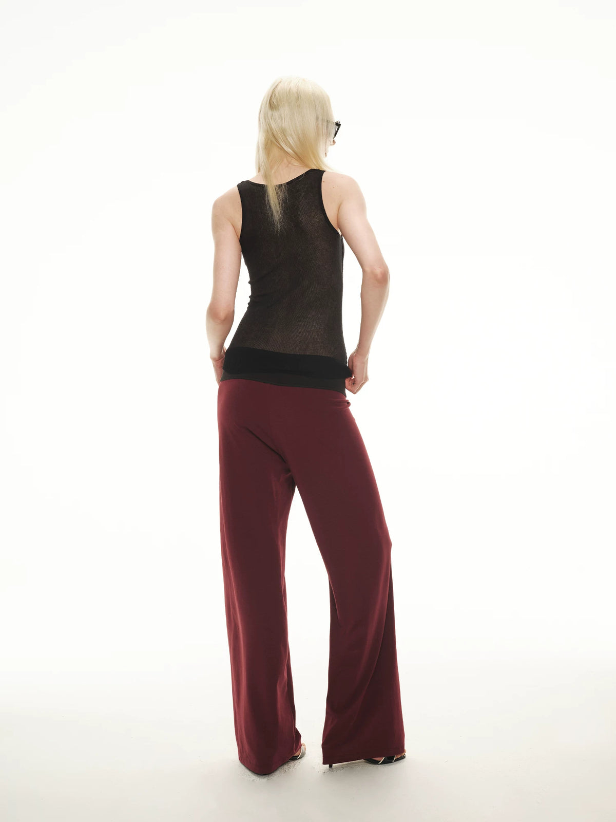 Sheer Wool Knit Tank