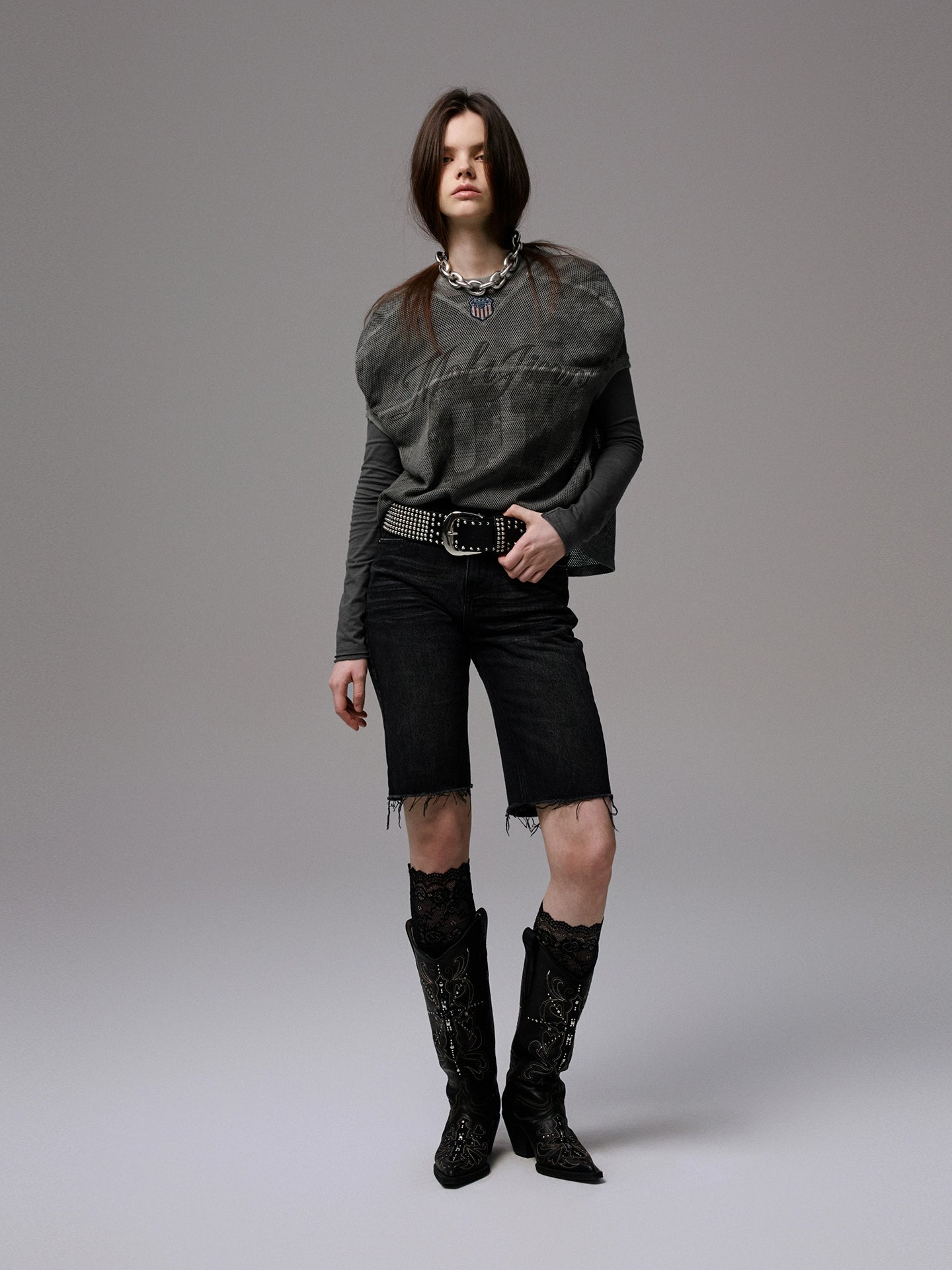 Retro Mesh Rugby V-Neck Jersey